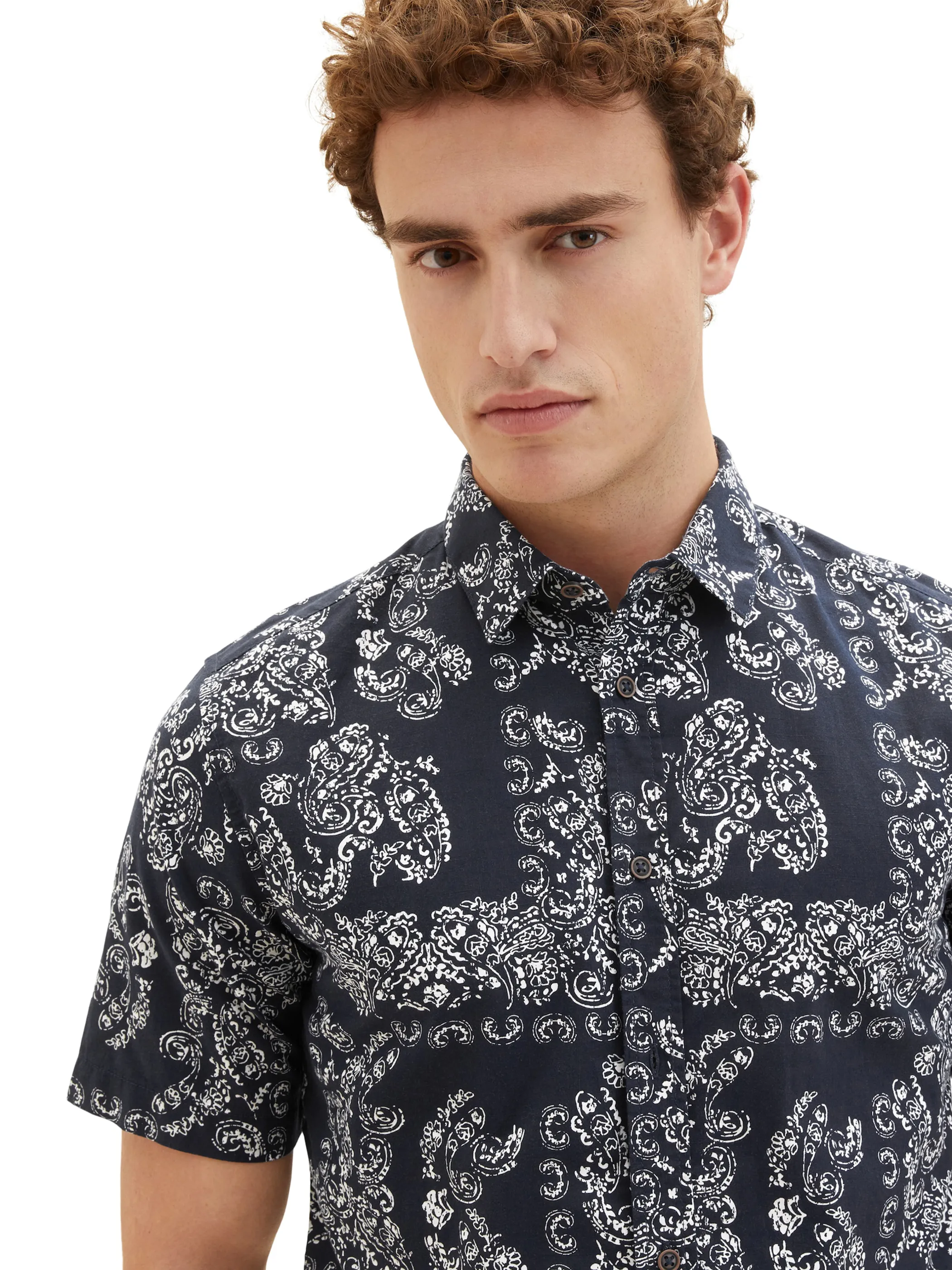 Tom Tailor 1036218 printed paisley shirt Blau 880557 31783 3 Tom Tailor 1036218 printed paisley shirt Blau 880557 31783 3