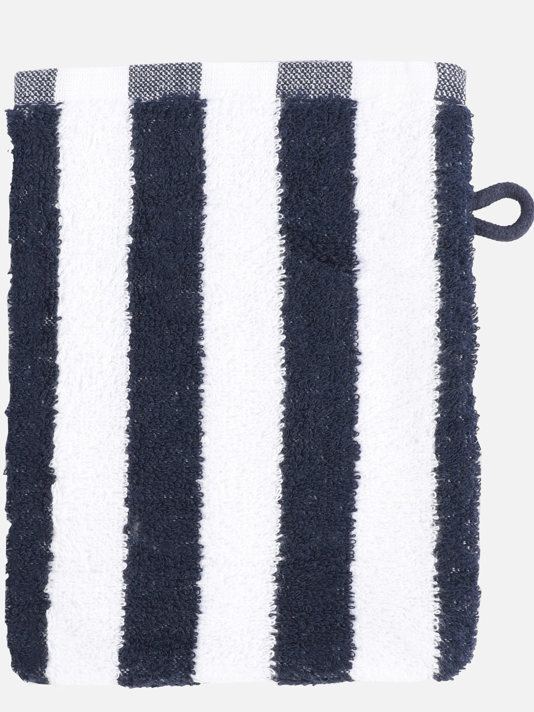 Dream House Waschhandschuh gestreift 16x21 Blau 919675 NAVY 2