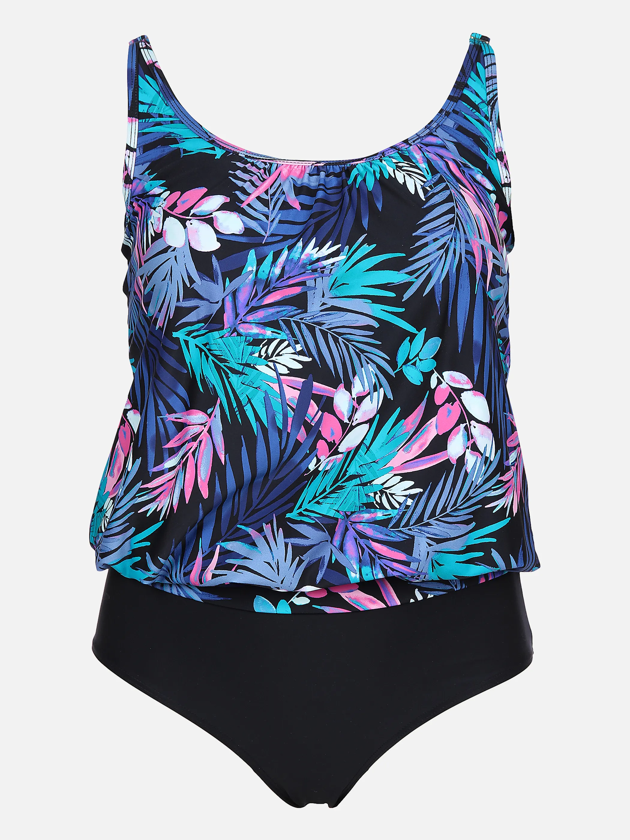 Sonja Blank Da-Gr.Größen-Tankini-Set Schwarz 863028 BLACK/PINK 1