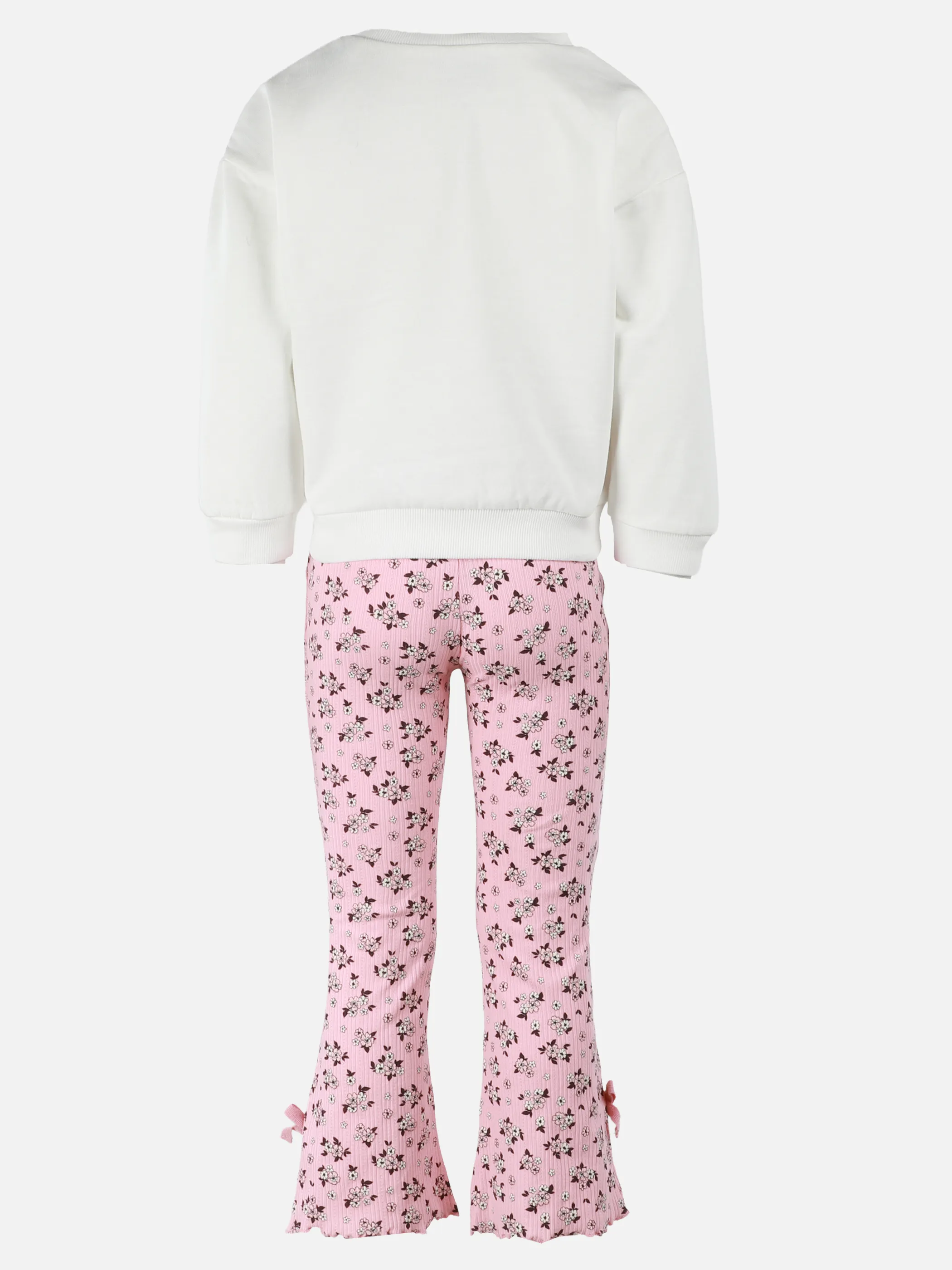 One Way KM 2pcs Set Sweatshirt +Leggings mit Blumen AOP Weiß 929716 CLOUD 2