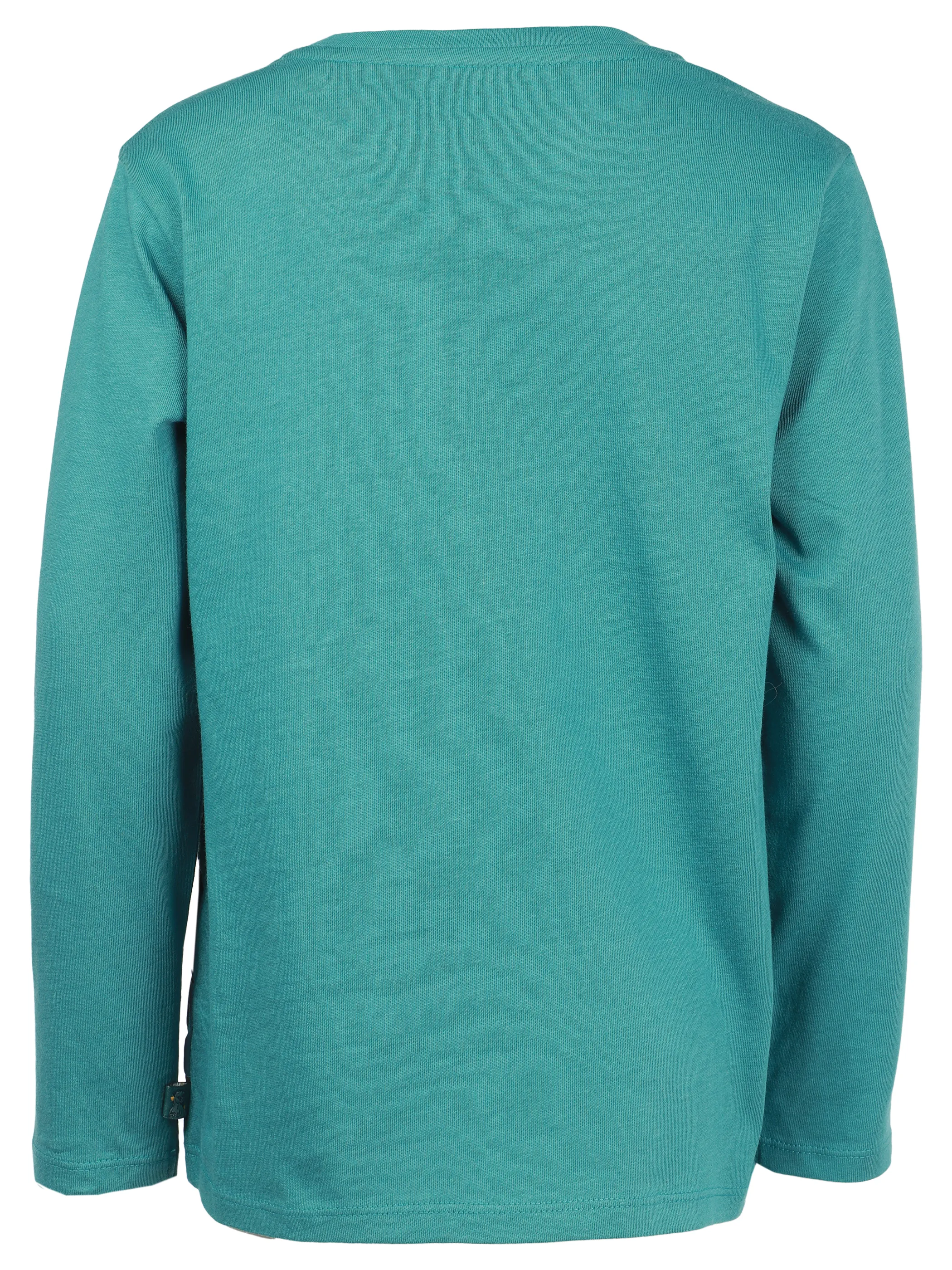 One Way KJ Longsleeve mit Dino Print in dunkelgrün Grün 913424 DUNKELGRÜN 2