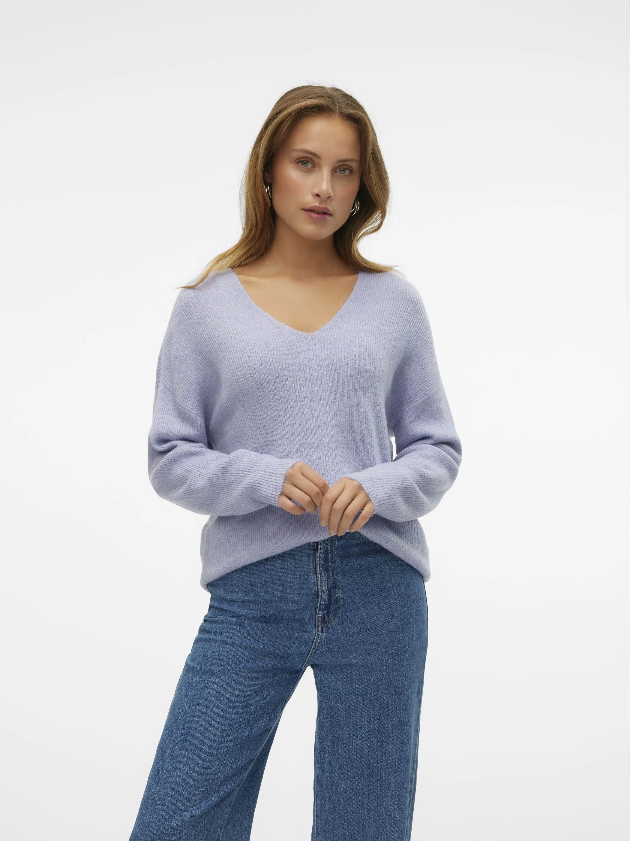 Vero Moda 10233357 VMCREWLEFILE LS V-NEC Lila 842583 211251002 5 Vero Moda 10233357 VMCREWLEFILE LS V-NEC Lila 842583 211251002 5