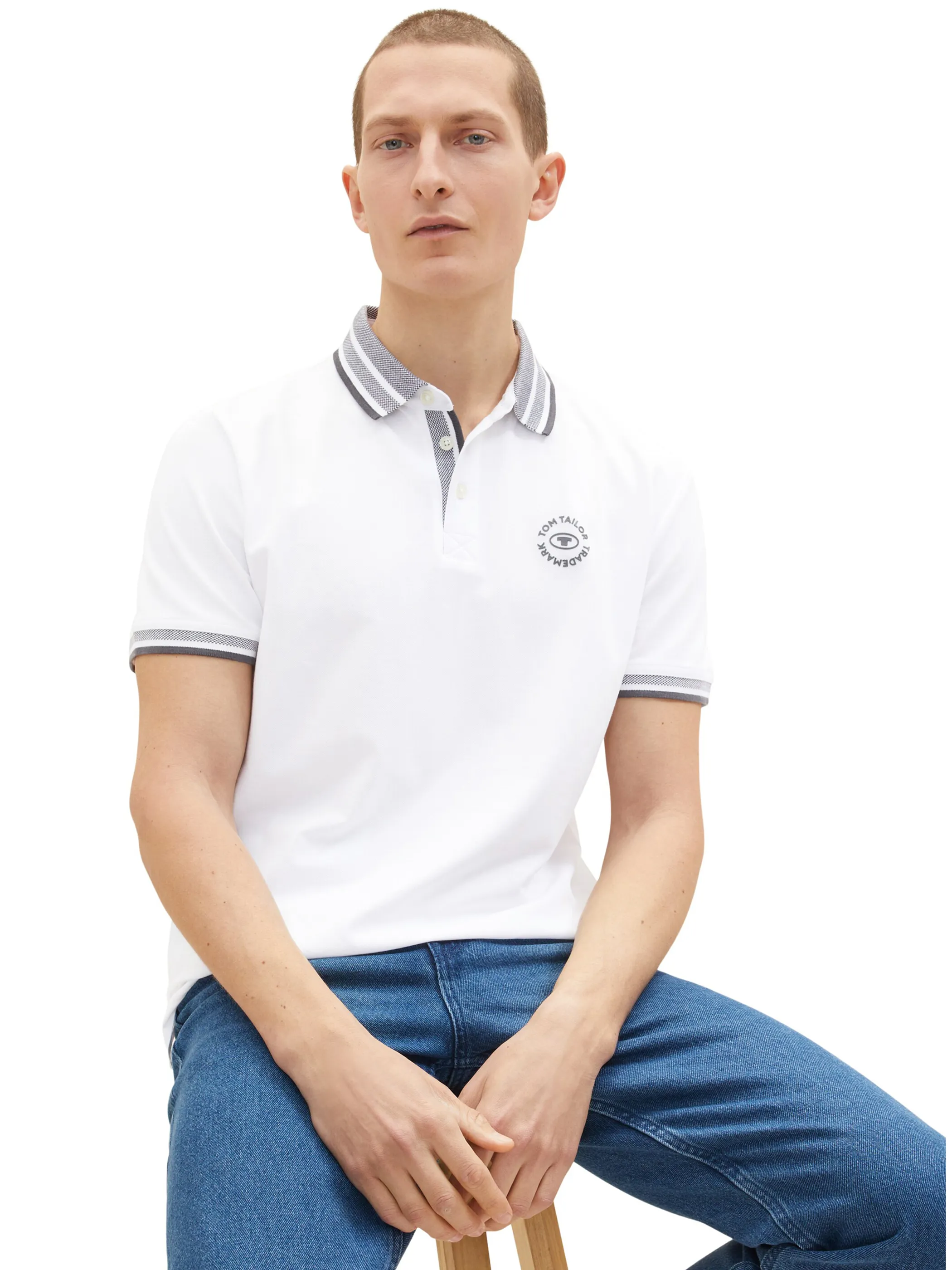 Tom Tailor 1035575 NOS basic polo Weiß 874942 20000 3 Tom Tailor 1035575 NOS basic polo Weiß 874942 20000 3