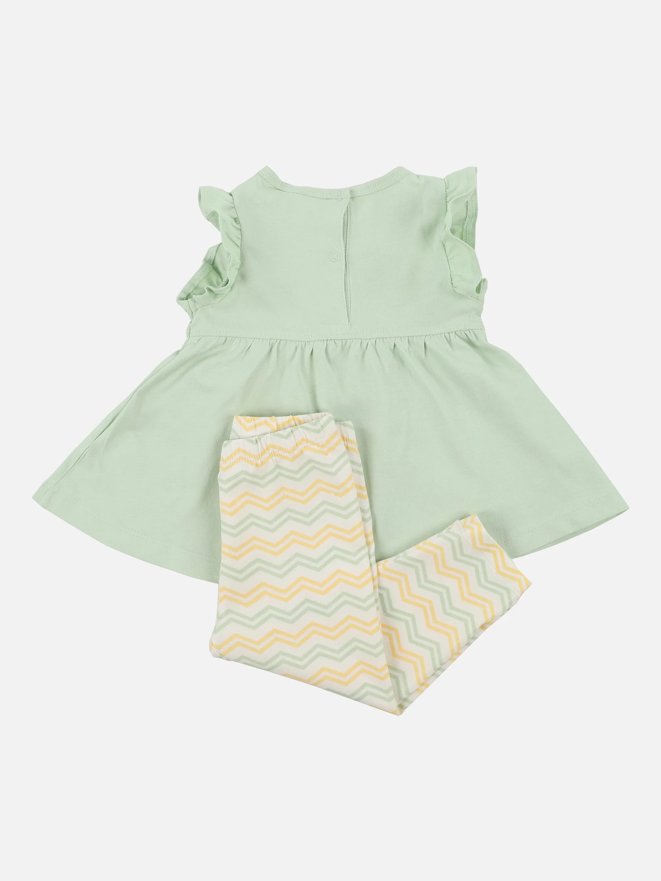 Bubble Gum BM 2er Set, Kleid mit Druck und Applikation Grün 877606 SALBEI 2 Bubble Gum BM 2er Set, Kleid mit Druck und Applikation Grün 877606 SALBEI 2