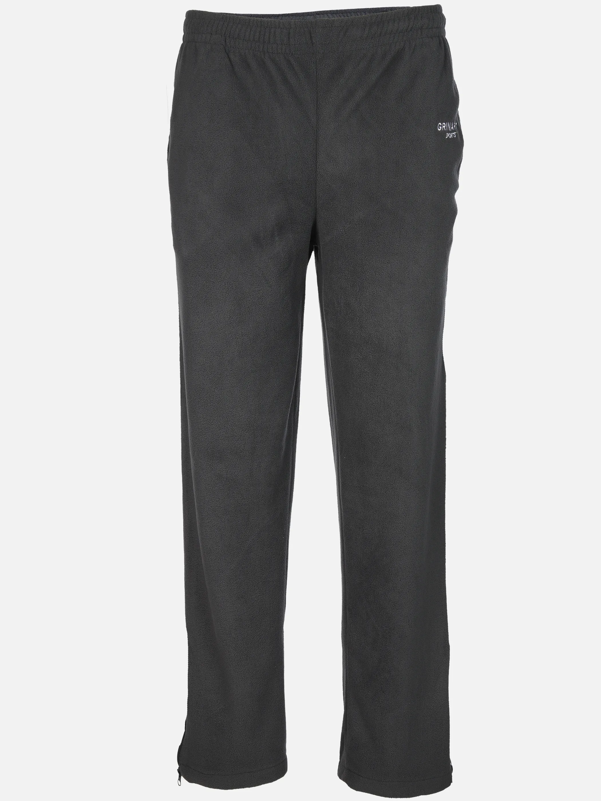 Grinario Sports He-Fleece Jogginghose Grau 912548 EBONY 1