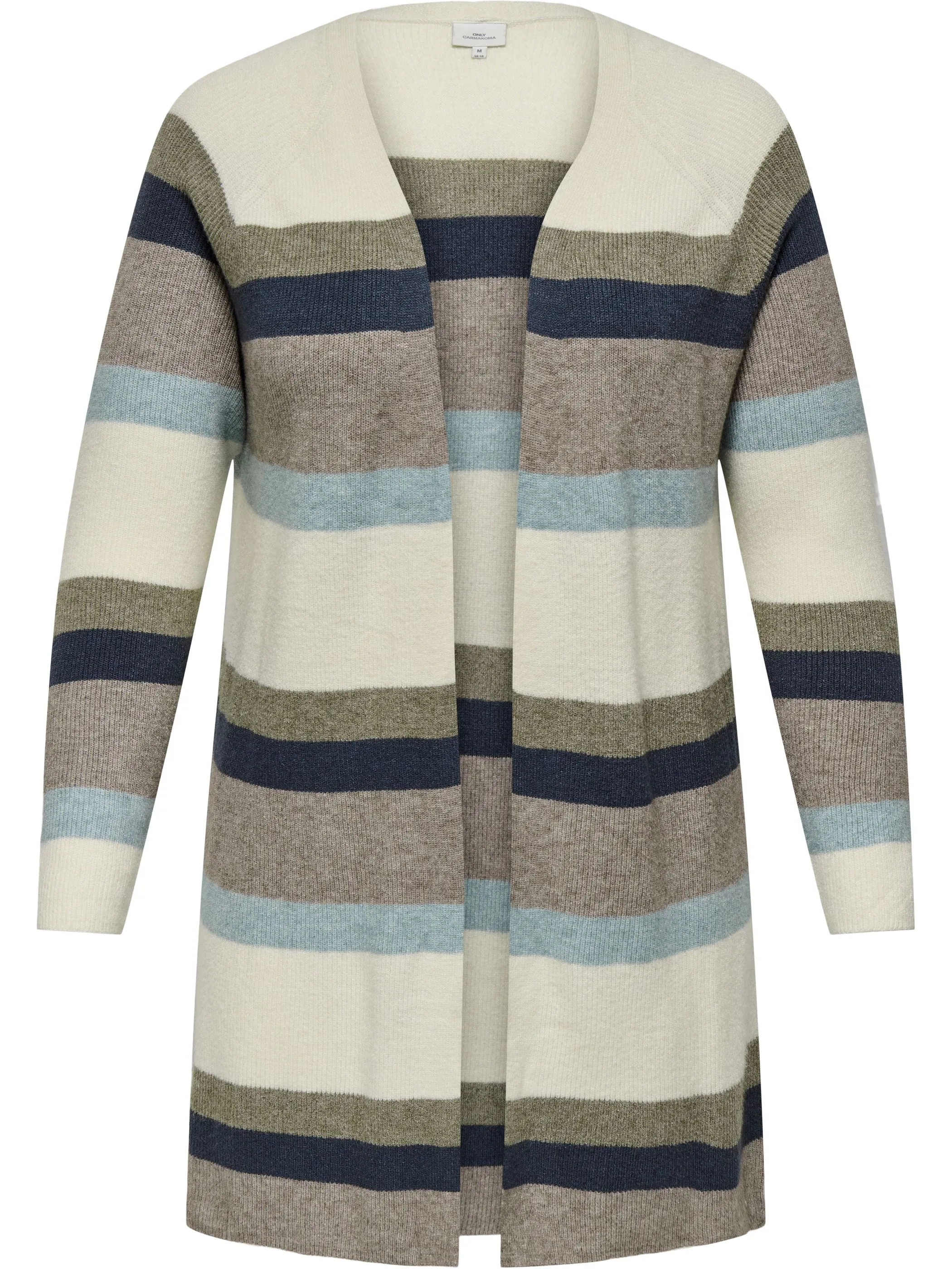 Only Carmakoma 15327460 CARATIJA L/S STRIPE C Weiß 896936 196844010 1