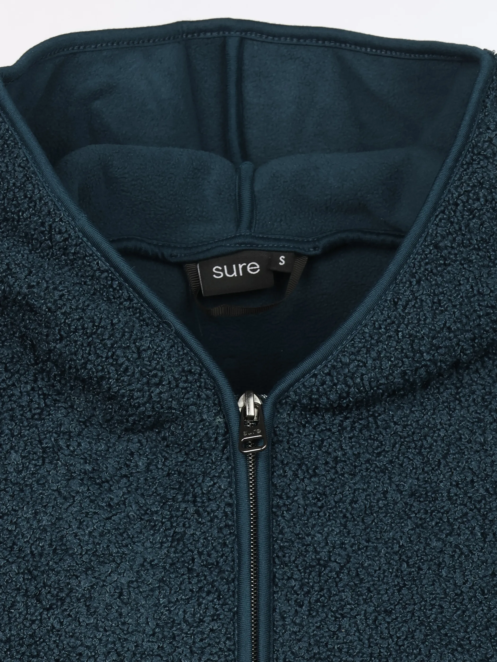 Sure Da. Teddy-Fleece Weste Grün 928785 REFLECTING 3