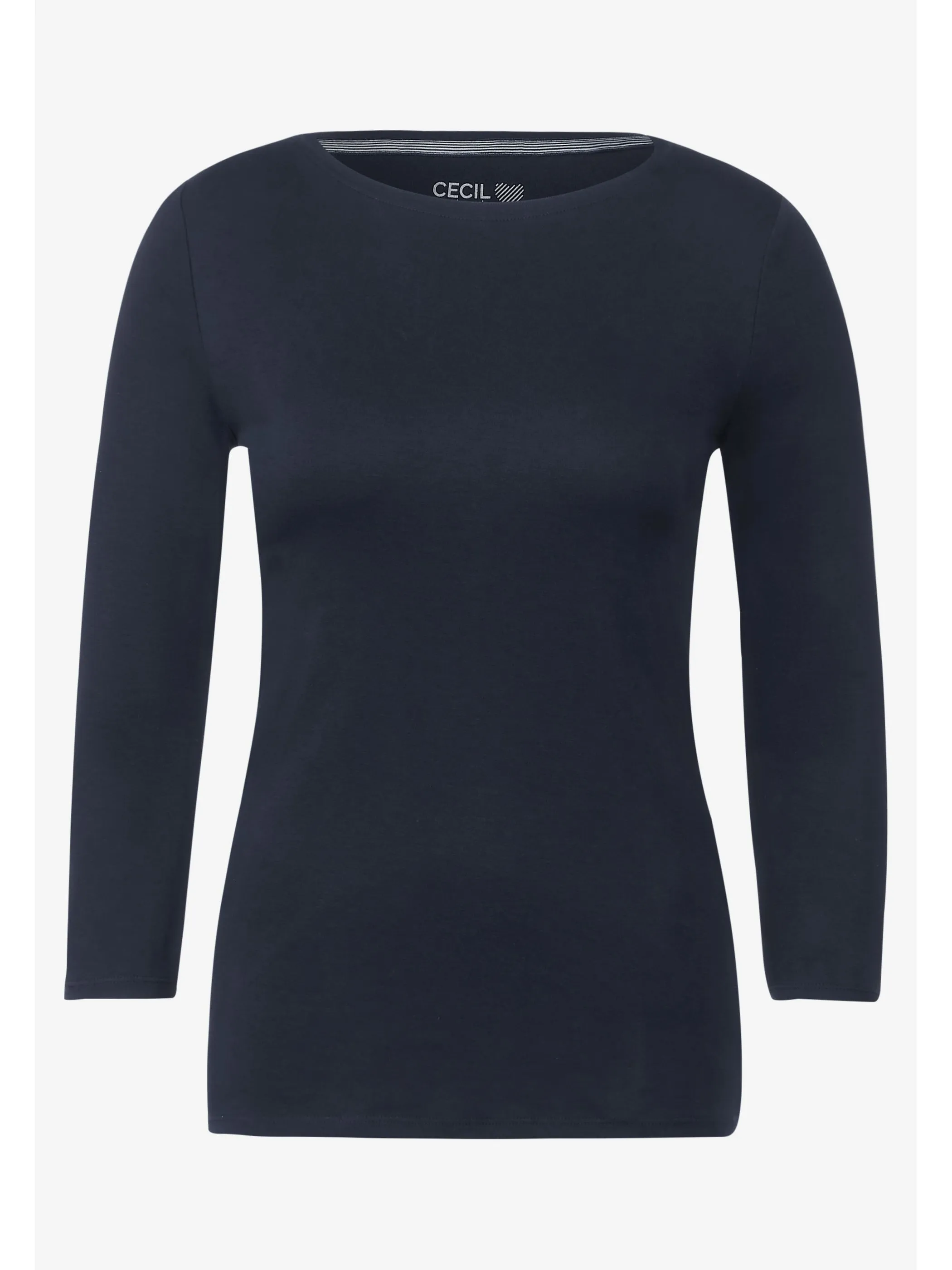 Cecil B317389 NOS Basic Boatneck Blau 864124 15512 1
