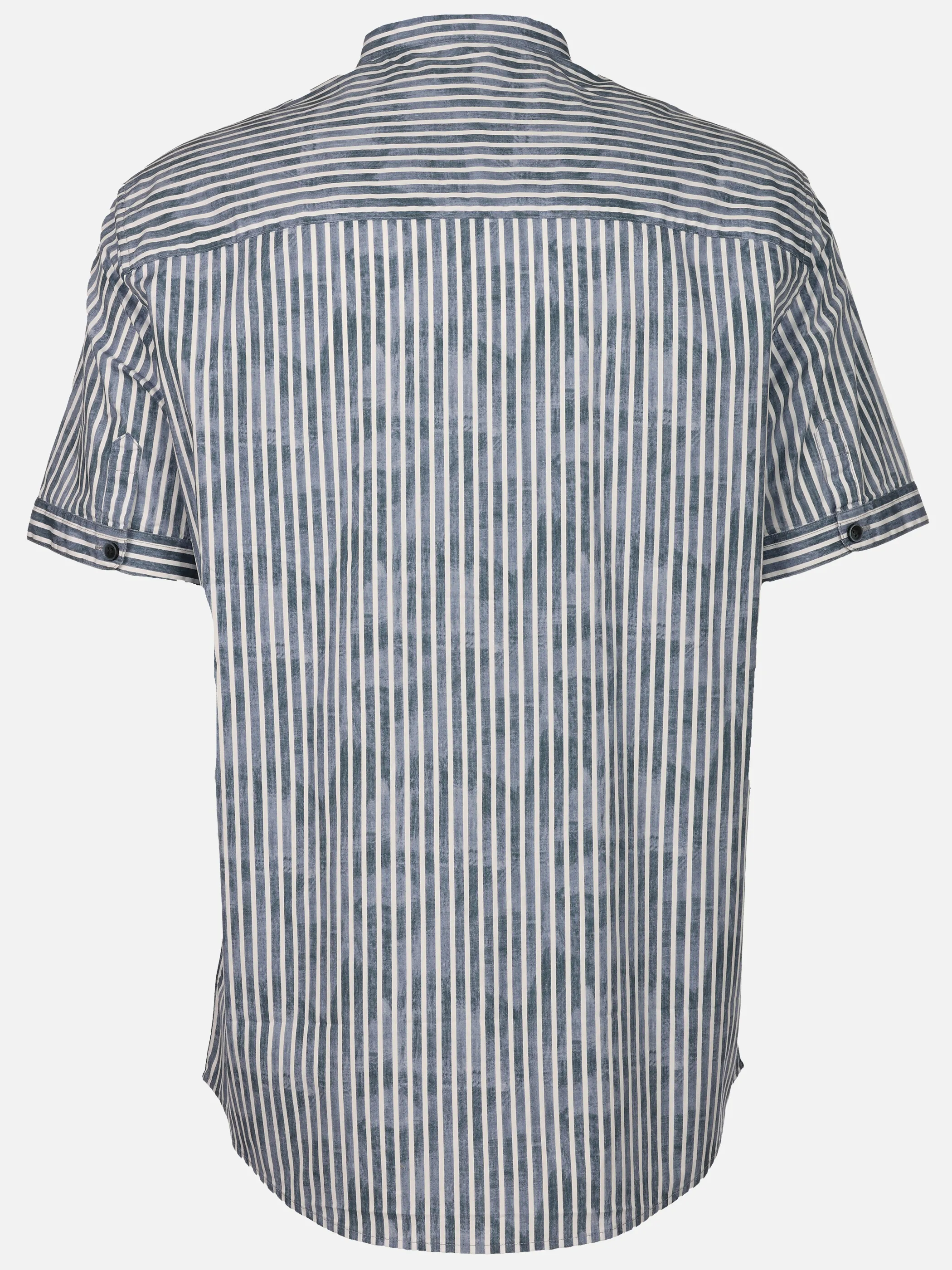 Jim Spencer He. Freizeithemd 1/2 celebration Blau 922131 NAVY STRIP 2