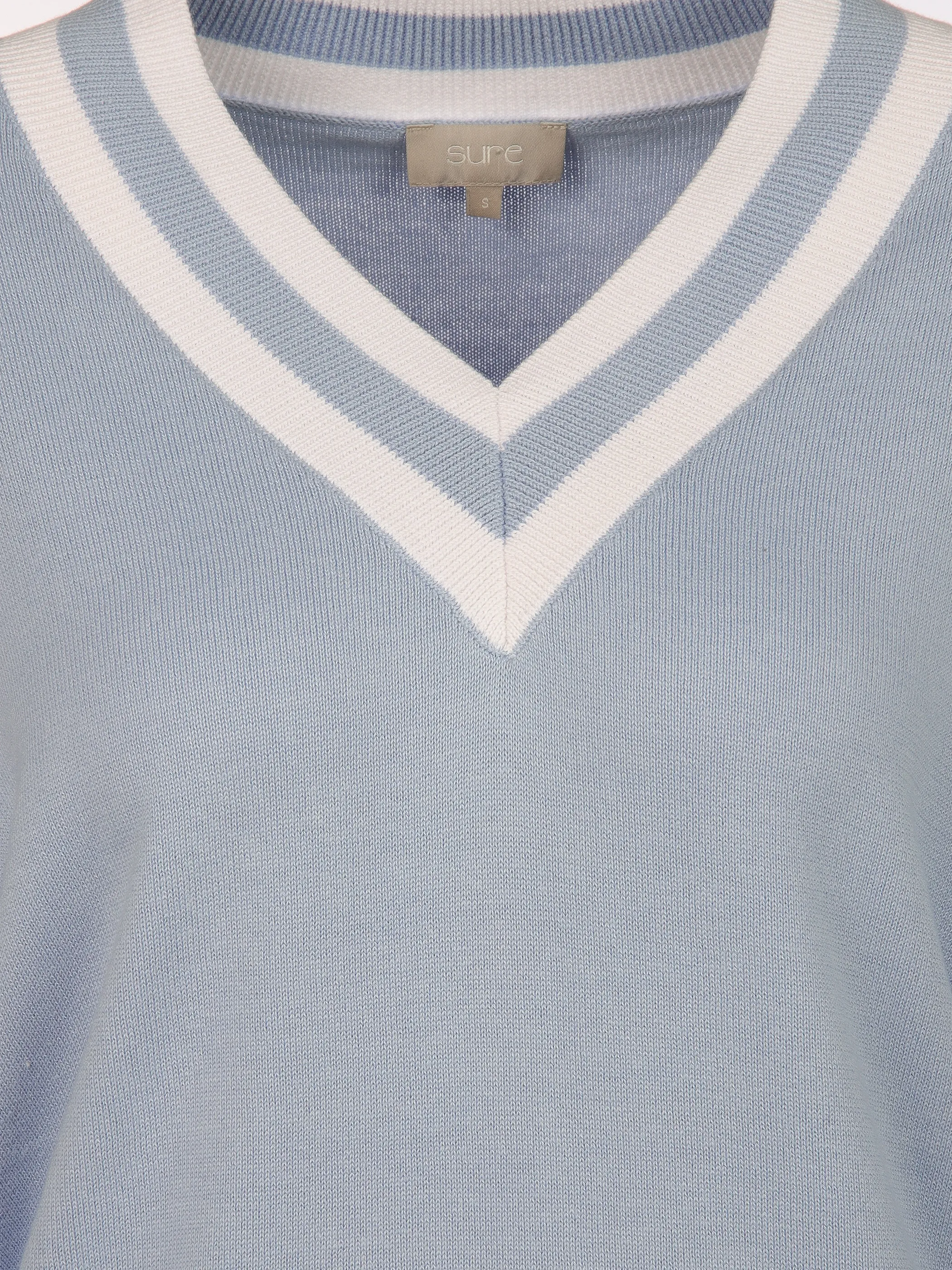 Sure Da-Pullover V-Ausschnitt Blau 905178 BLEU/WE 3 Sure Da-Pullover V-Ausschnitt Blau 905178 BLEU/WE 3