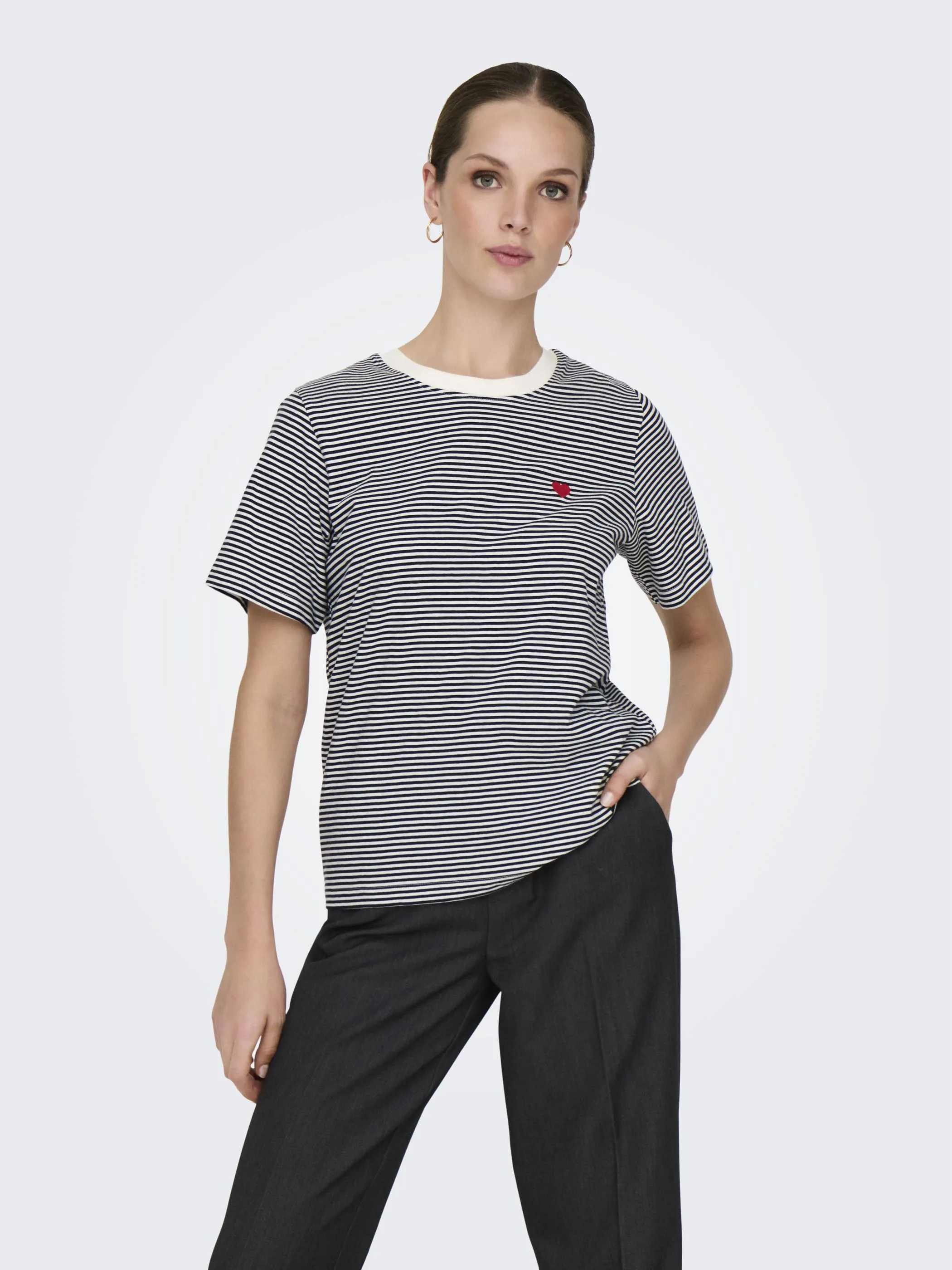 Jacqueline 15298612 JDYPISA S/S PRINT TOP Weiß 922185 177922011 1