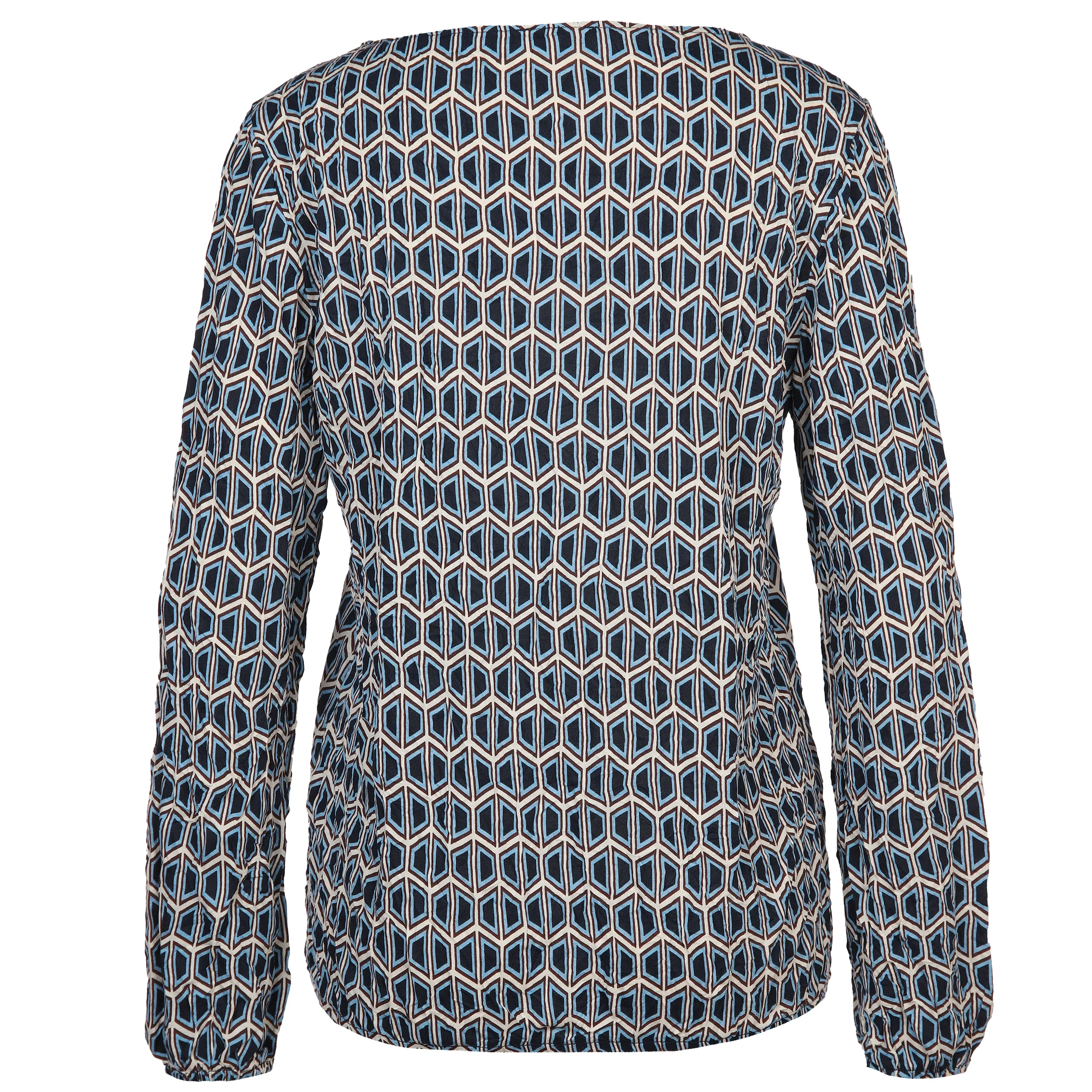 Tom Tailor 1039068 T-shirt crincle allove Blau 887448 33983 2