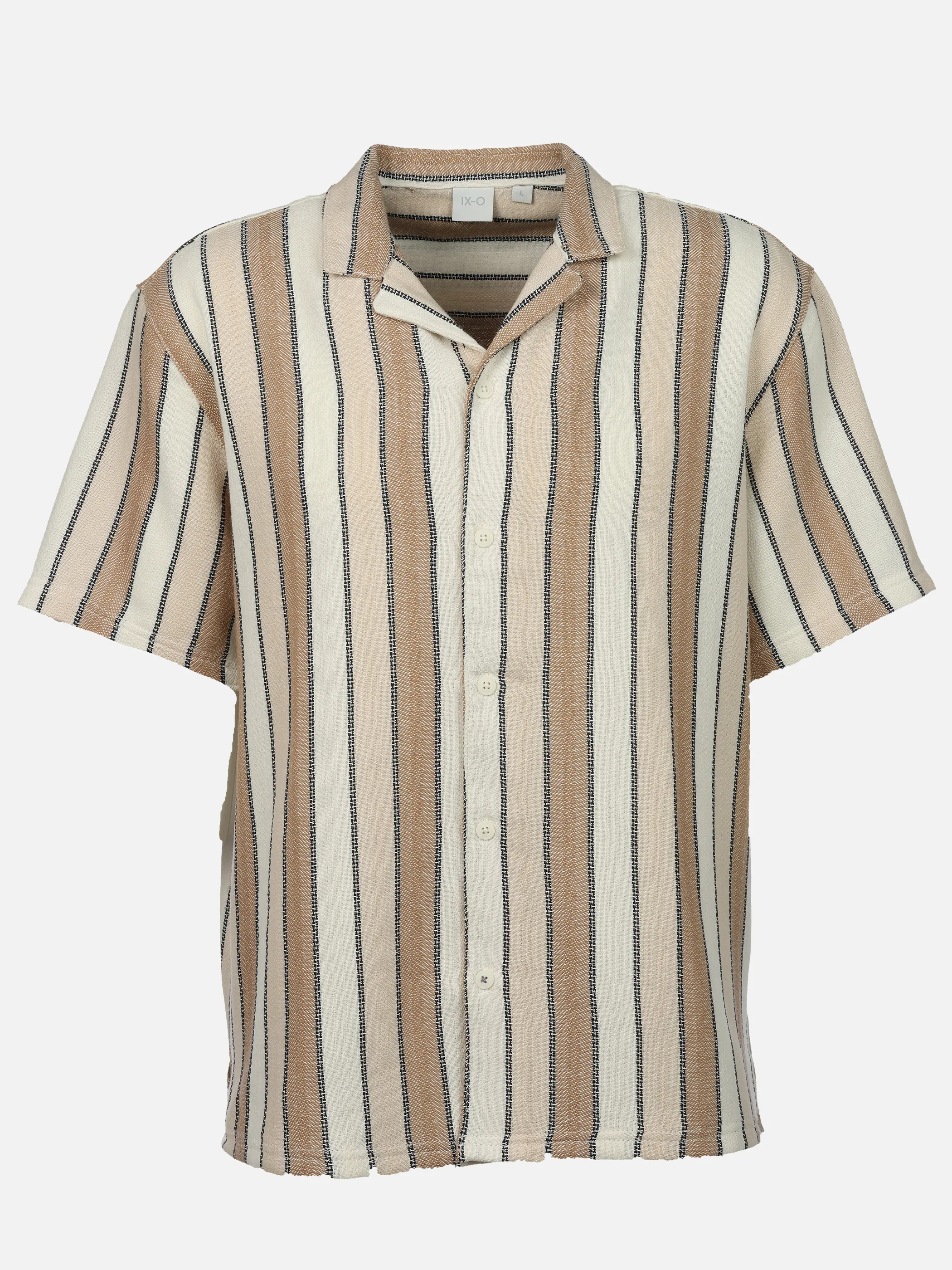 IX-O H60120M11328AAWG YF He-Strukturhemd Beige 925922 21300 1