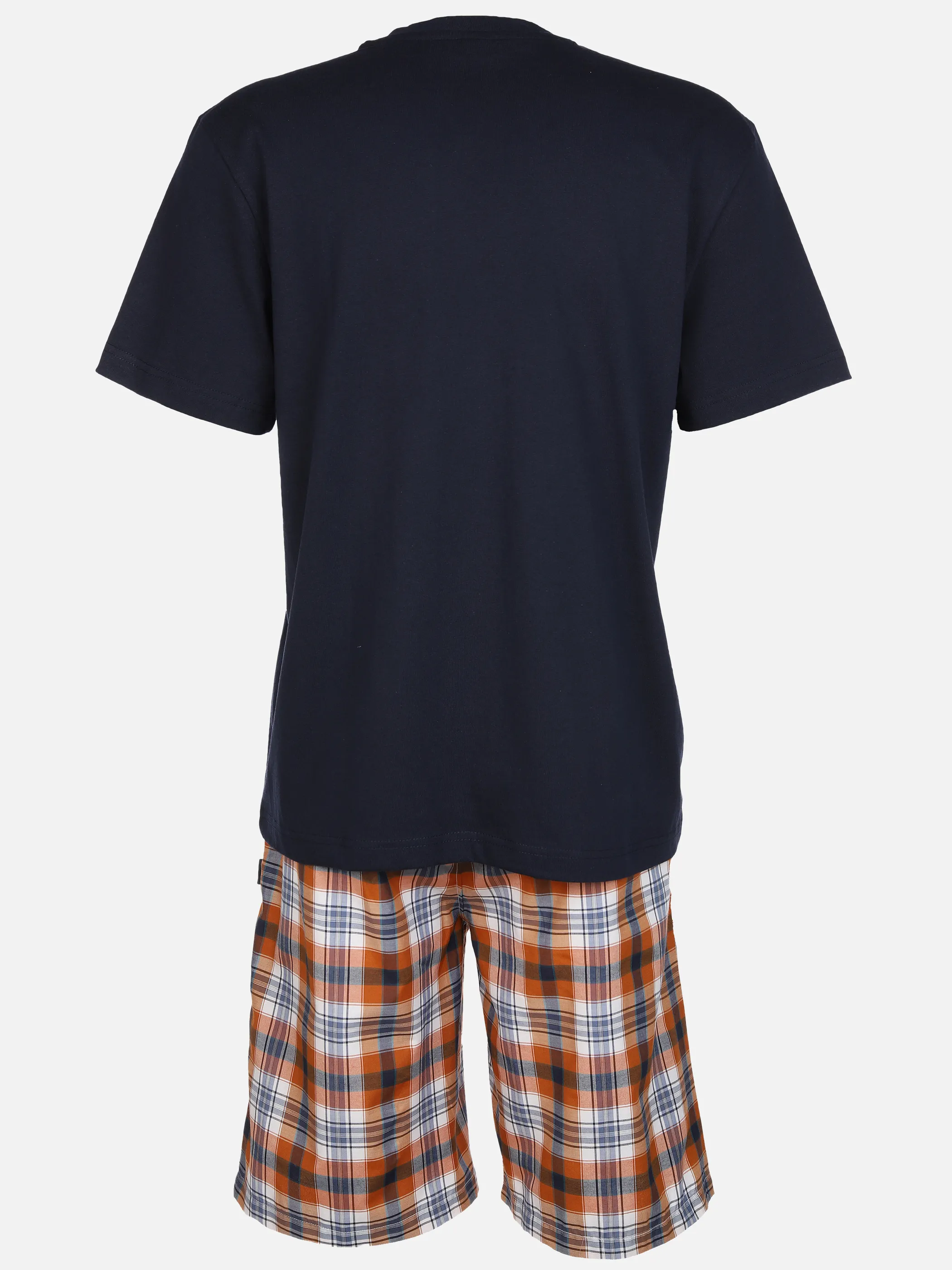 Jim Spencer He. Schlafshorty Set Blau 893396 NAVY/OR 2 Jim Spencer He. Schlafshorty Set Blau 893396 NAVY/OR 2