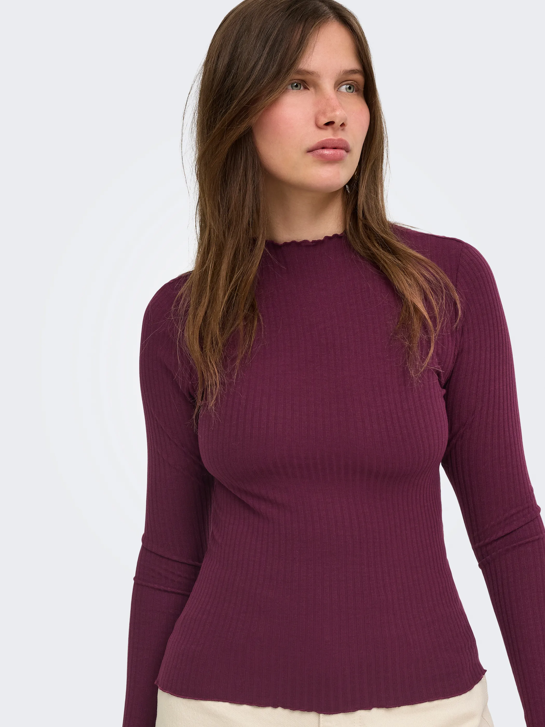 Only 15180040 ONLEMMA L/S HIGH NECK Lila 824110 177912 2