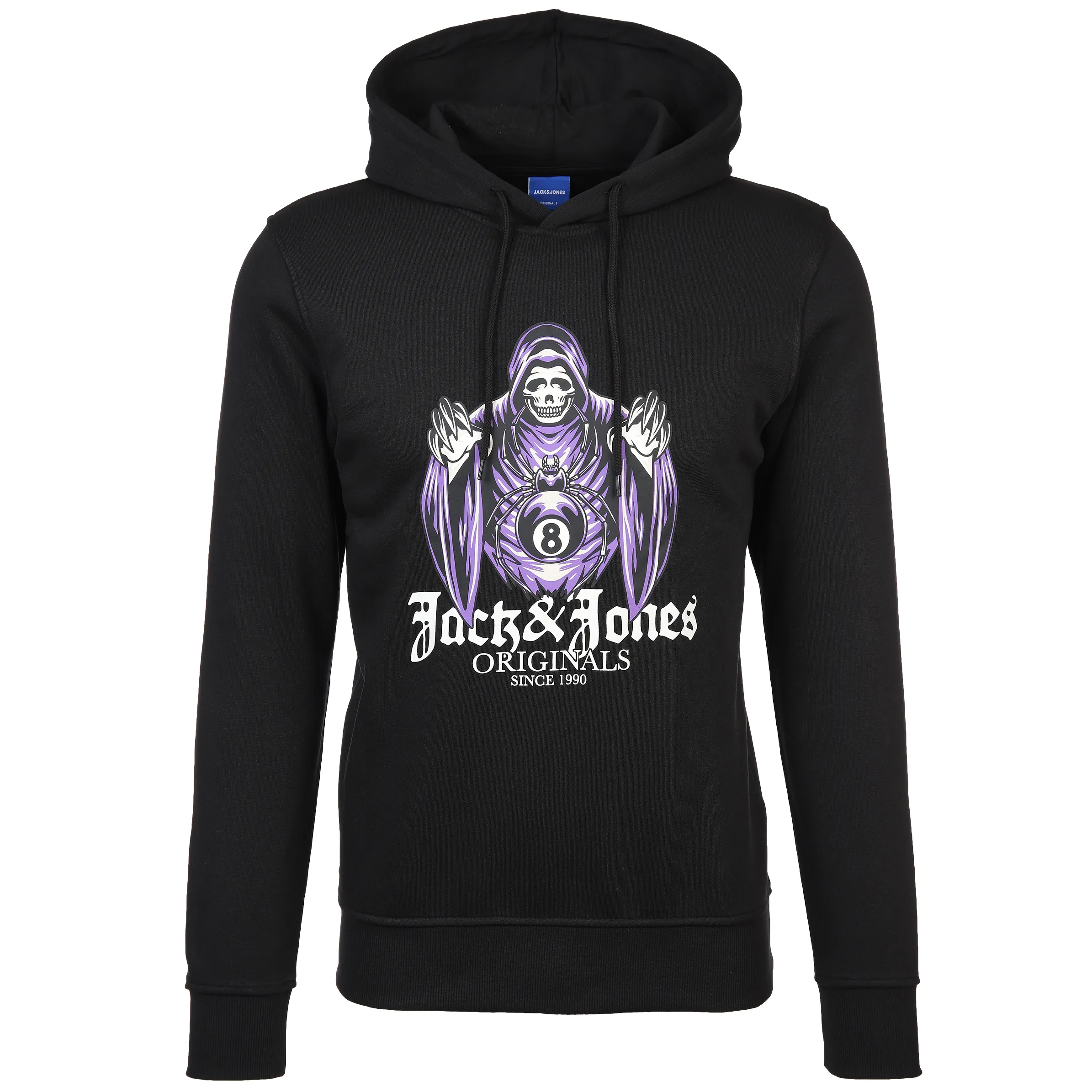 Jack Jones 12248898 JORDAEMON SWEAT HOOD Schwarz 886129 178012 1 Jack Jones 12248898 JORDAEMON SWEAT HOOD Schwarz 886129 178012 1