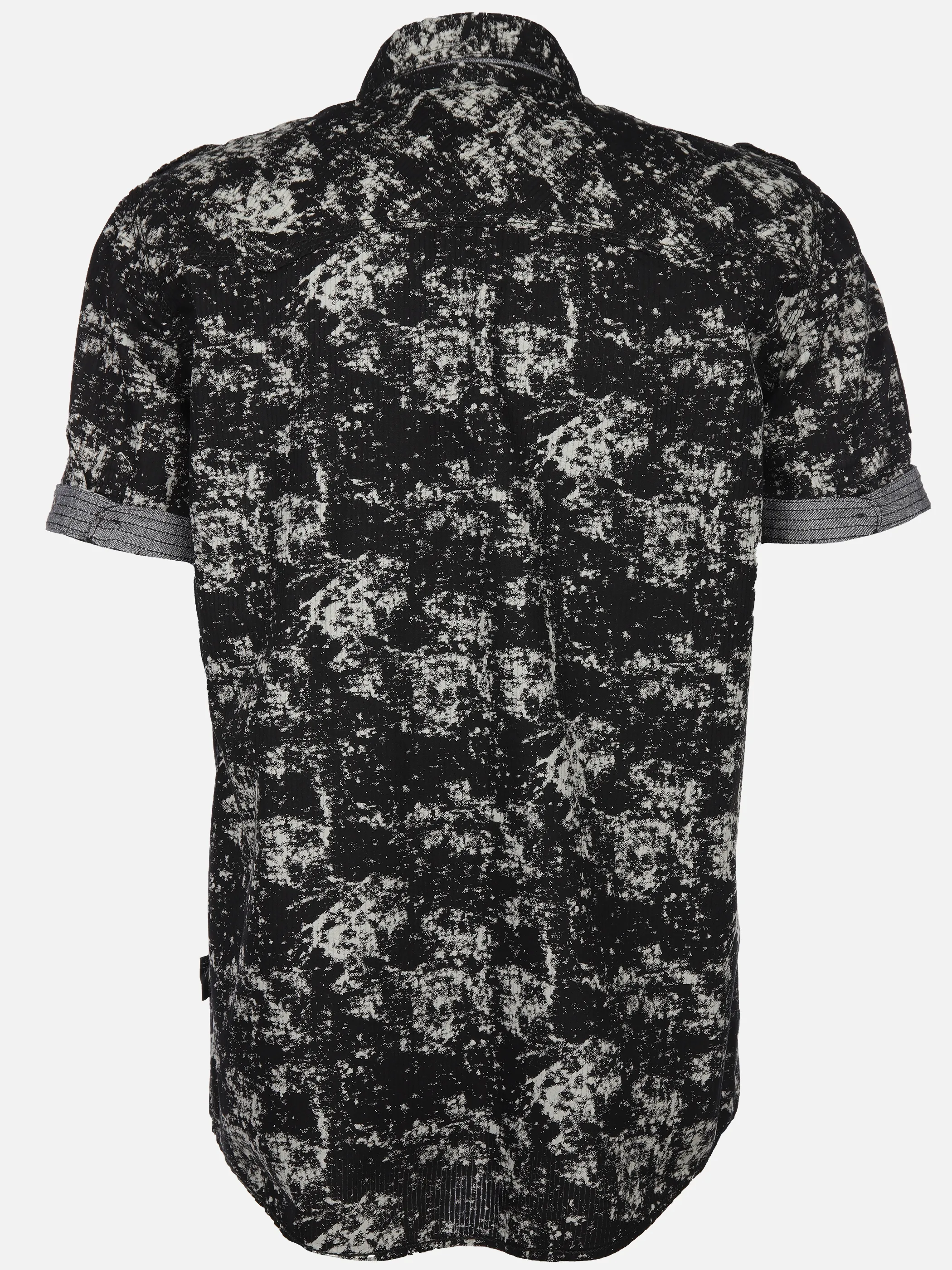 Southern Territory He. Freizeithemd 1/2 Arm oilwash Schwarz 906577 BLACK 2