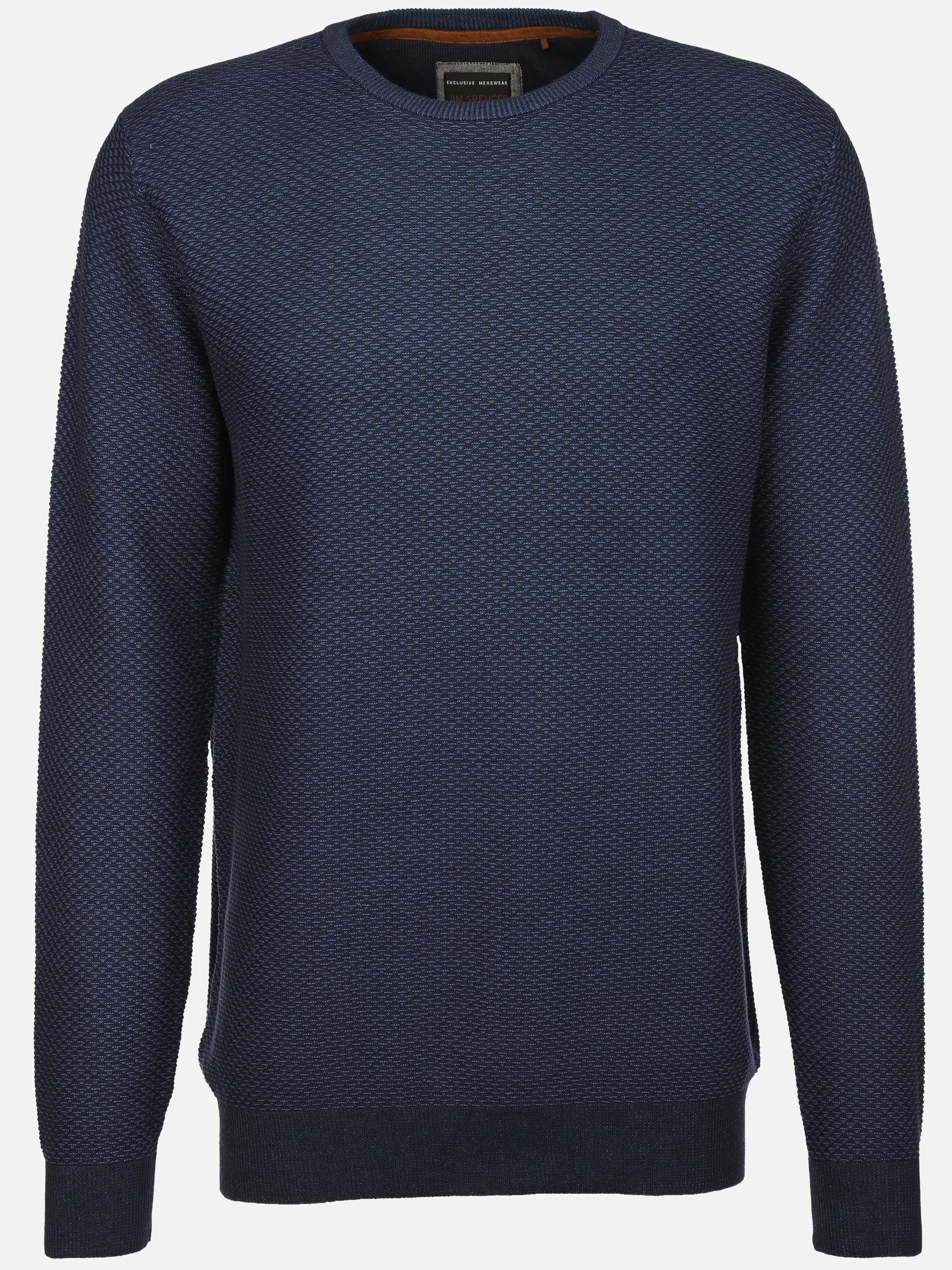 Jim Spencer He. Pullover Jacquard RH Blau 913330 NAVY 1