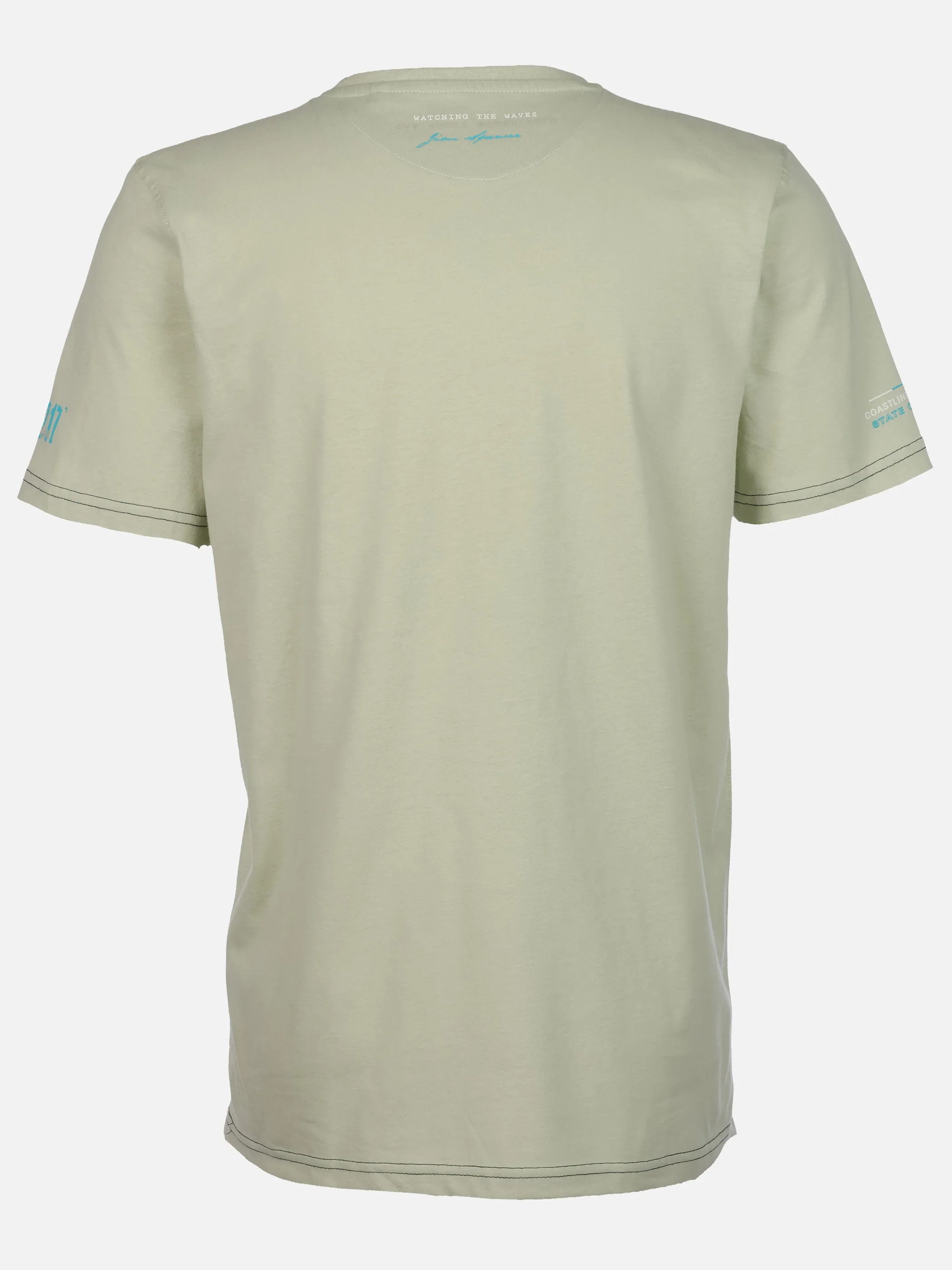 Jim Spencer He. T-Shirt 1/2 Arm Streifenpr Grün 926457 MINT 2