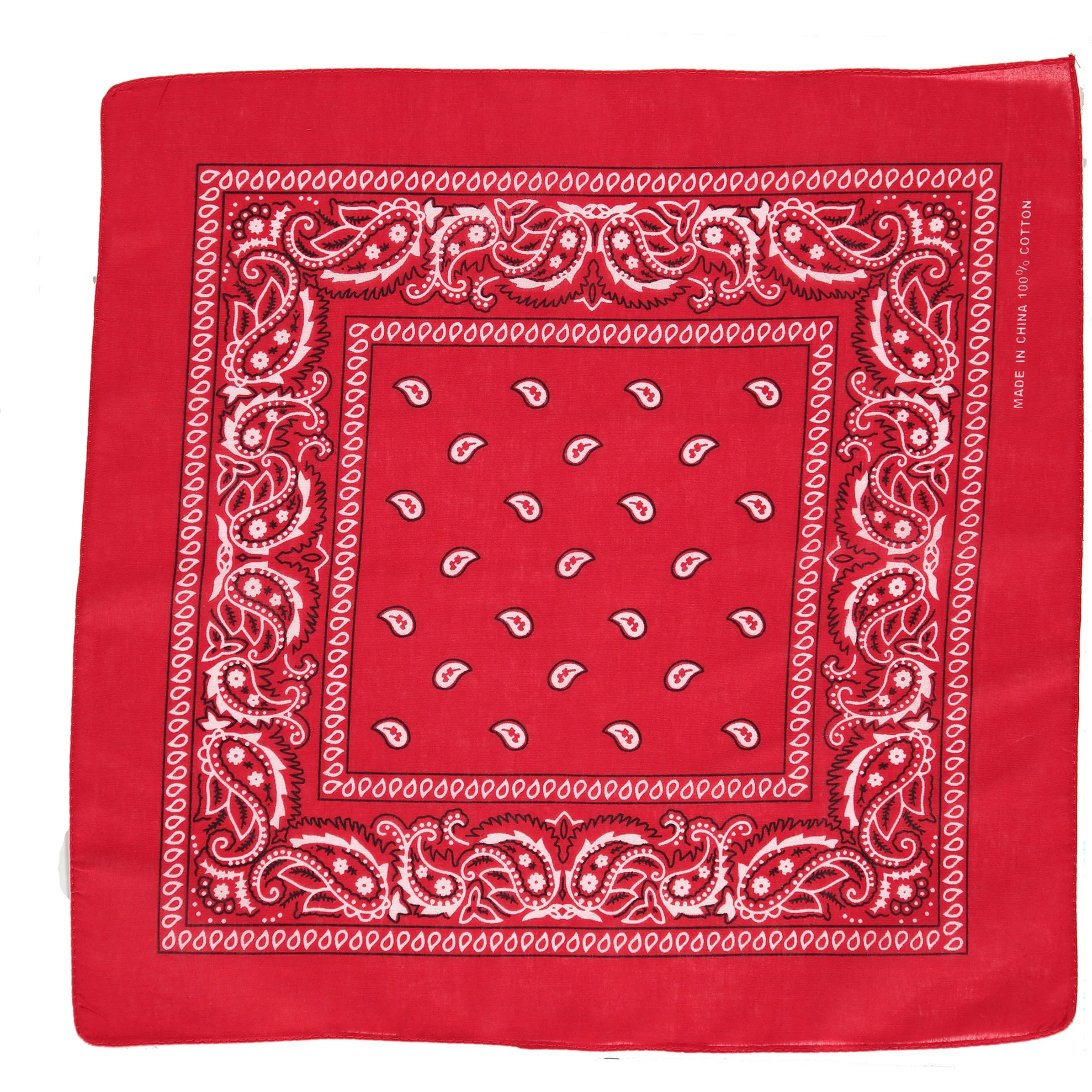 Birkhahn Mode und Tracht He-Bandana Tuch 50x50cm Rot 698597 ROT 2