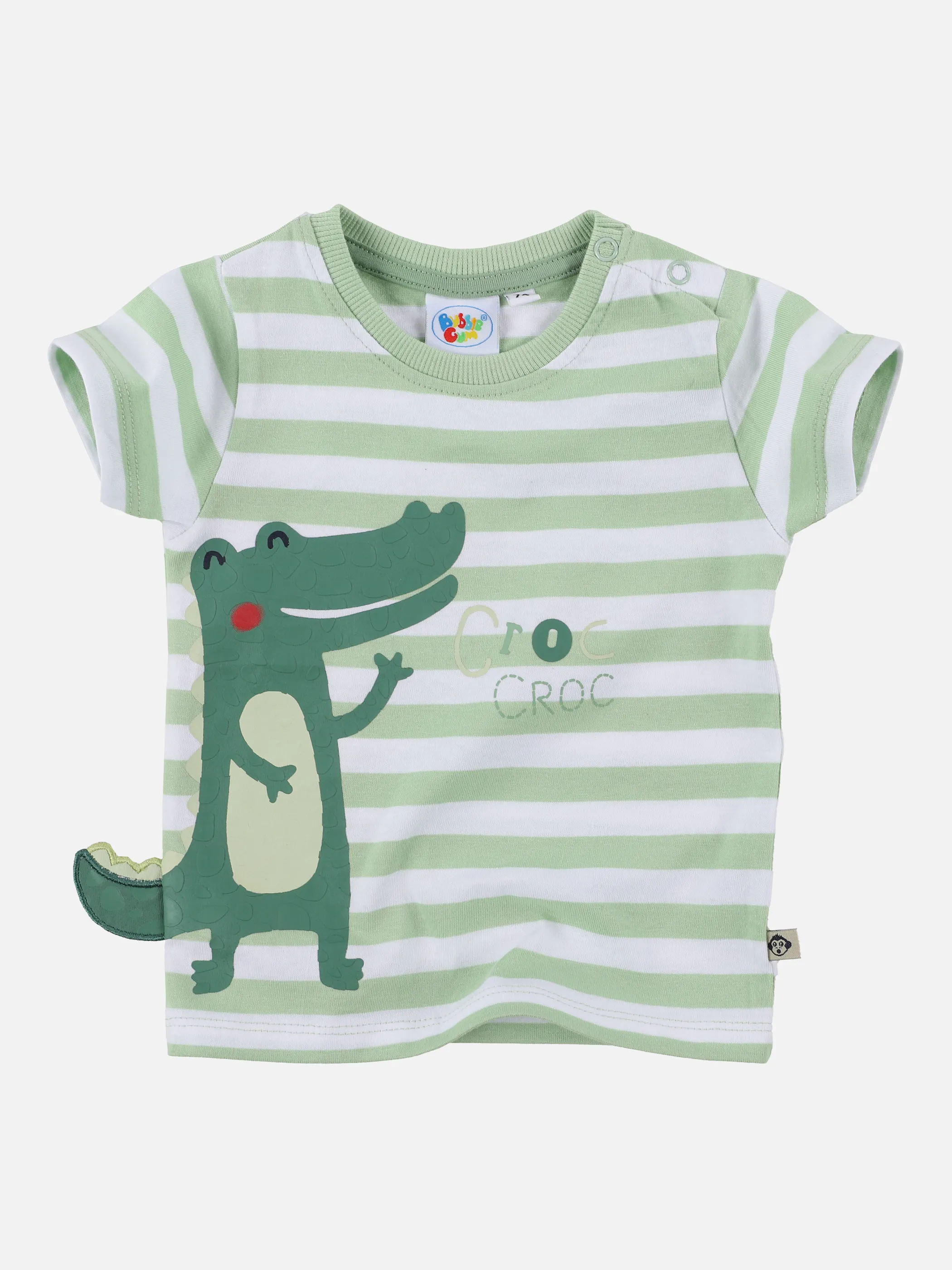 Bubble Gum BJ TShirt gestreift mit großem Motiv Gelb 875595 GRÜN GEM. 1 Bubble Gum BJ TShirt gestreift mit großem Motiv Gelb 875595 GRÜN GEM. 1