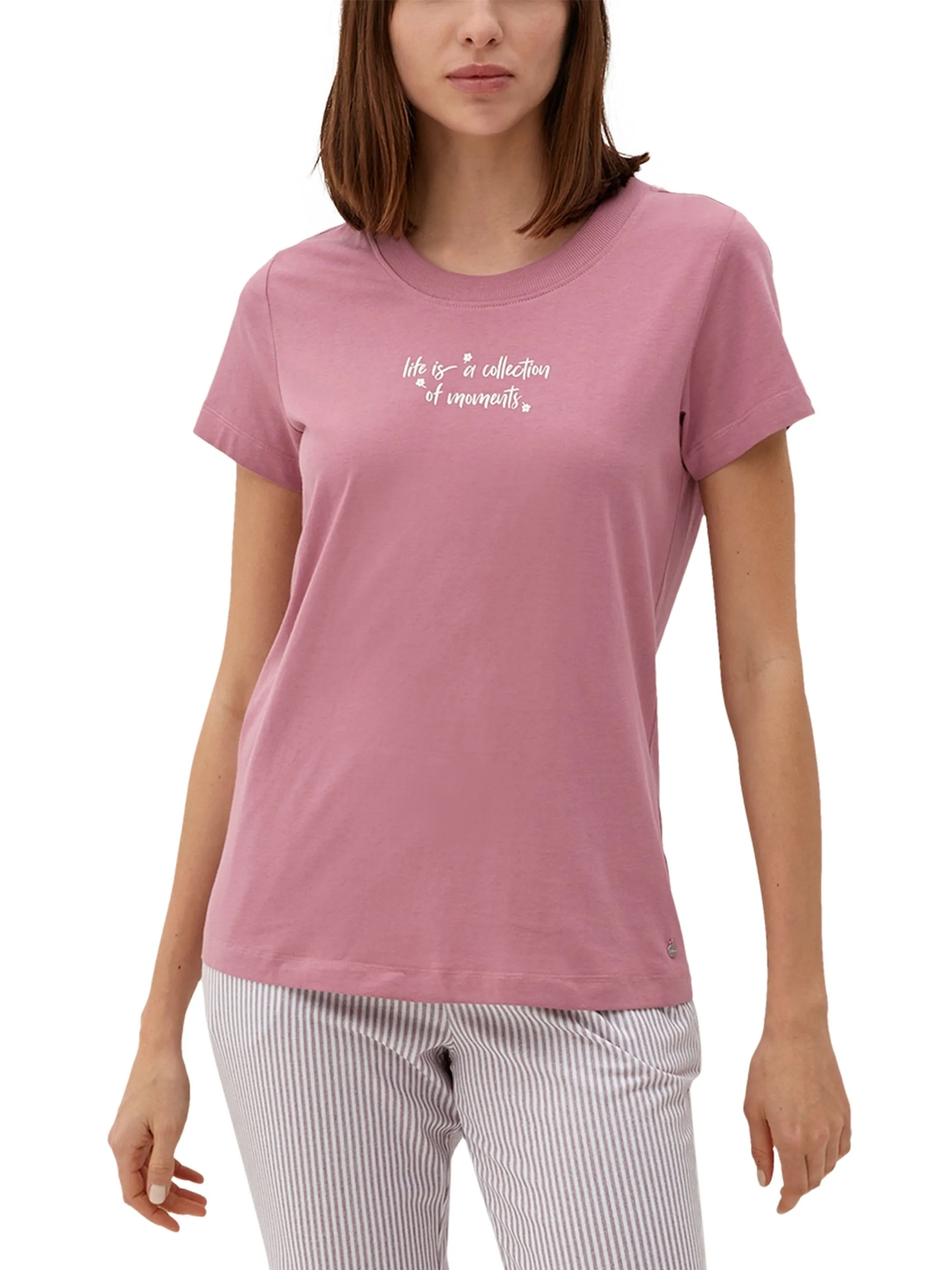 s.Oliver 56262645 s.O summer stripes Ts Rot 877367 756 1