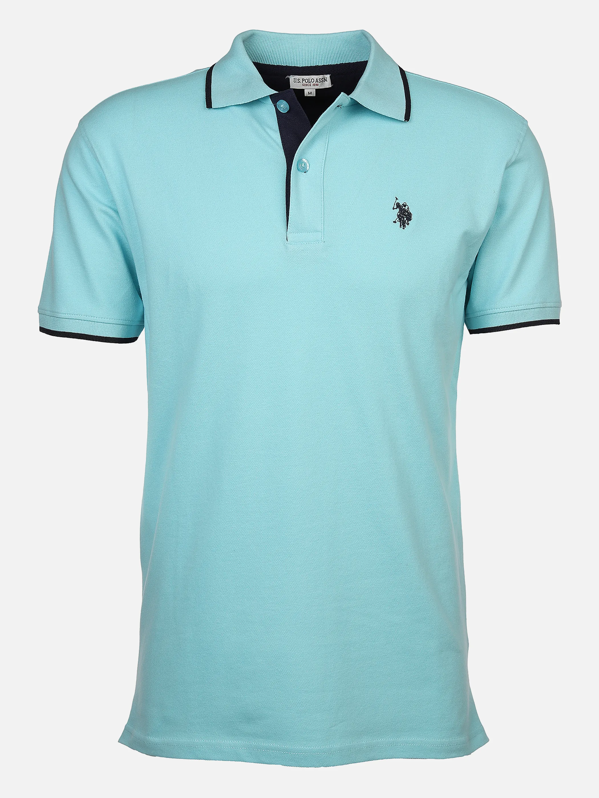 U.S. Polo Assn. He. Poloshirt 1/2 Arm uni Blau 861379 238 COBALT 1