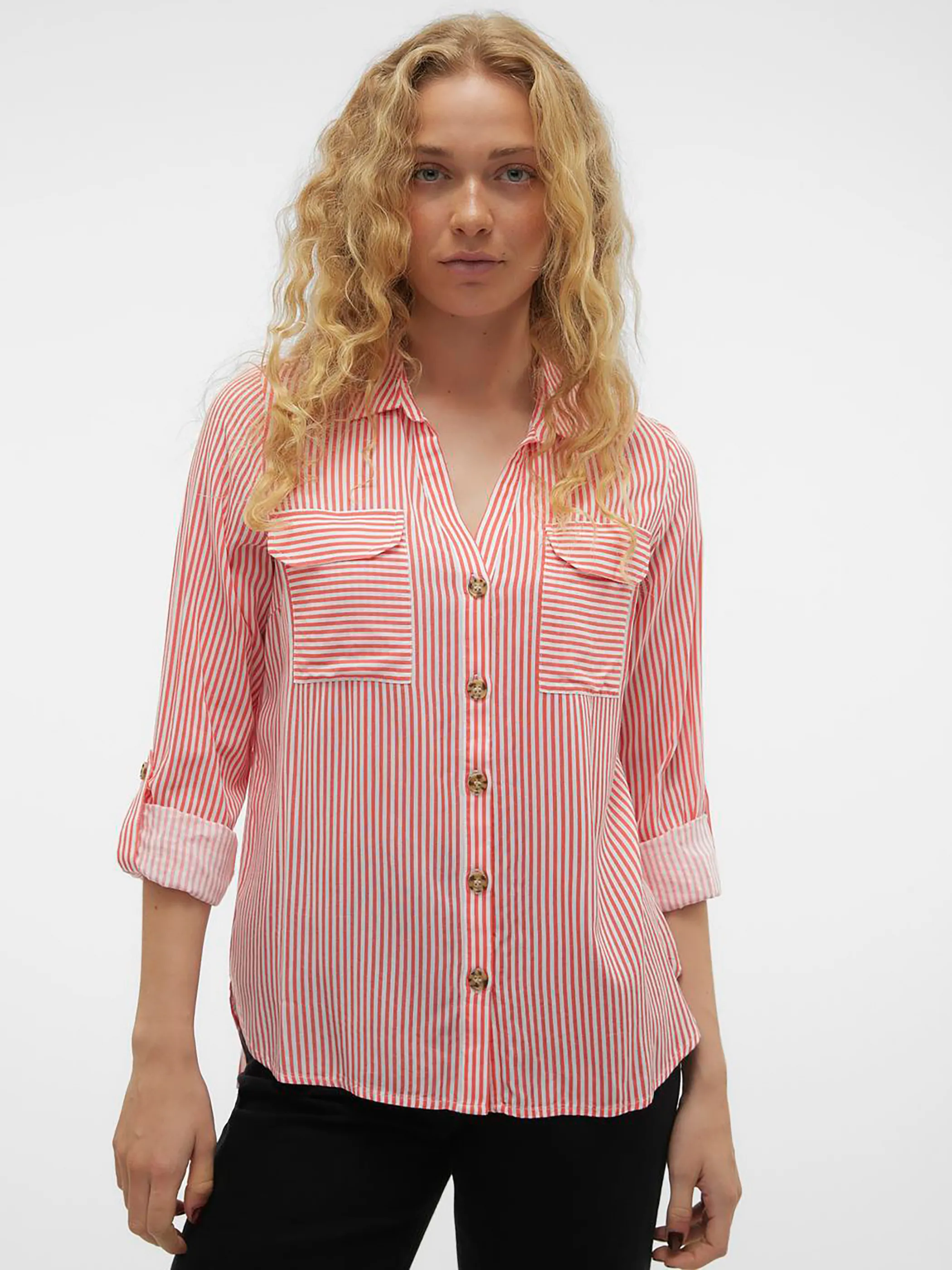 Vero Moda 10275283 VMBUMPY L/S SHIRT NEW Rot 866195 175644023 5 Vero Moda 10275283 VMBUMPY L/S SHIRT NEW Rot 866195 175644023 5