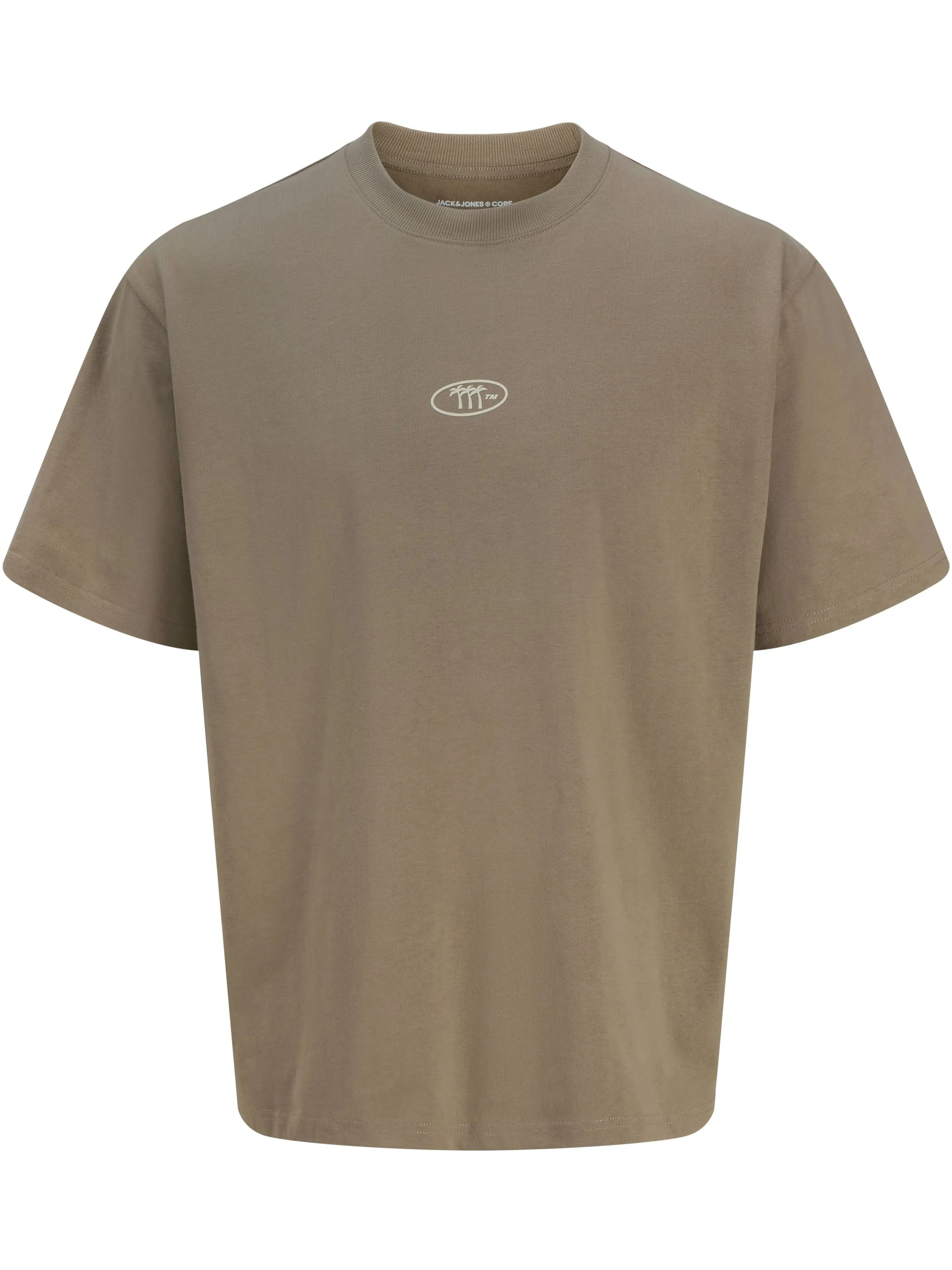 Jack Jones 12276762 JCORETREAT TEXT BACK Braun 910512 176193 1