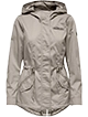 Damenparka mit Kapuze und Taillenzug