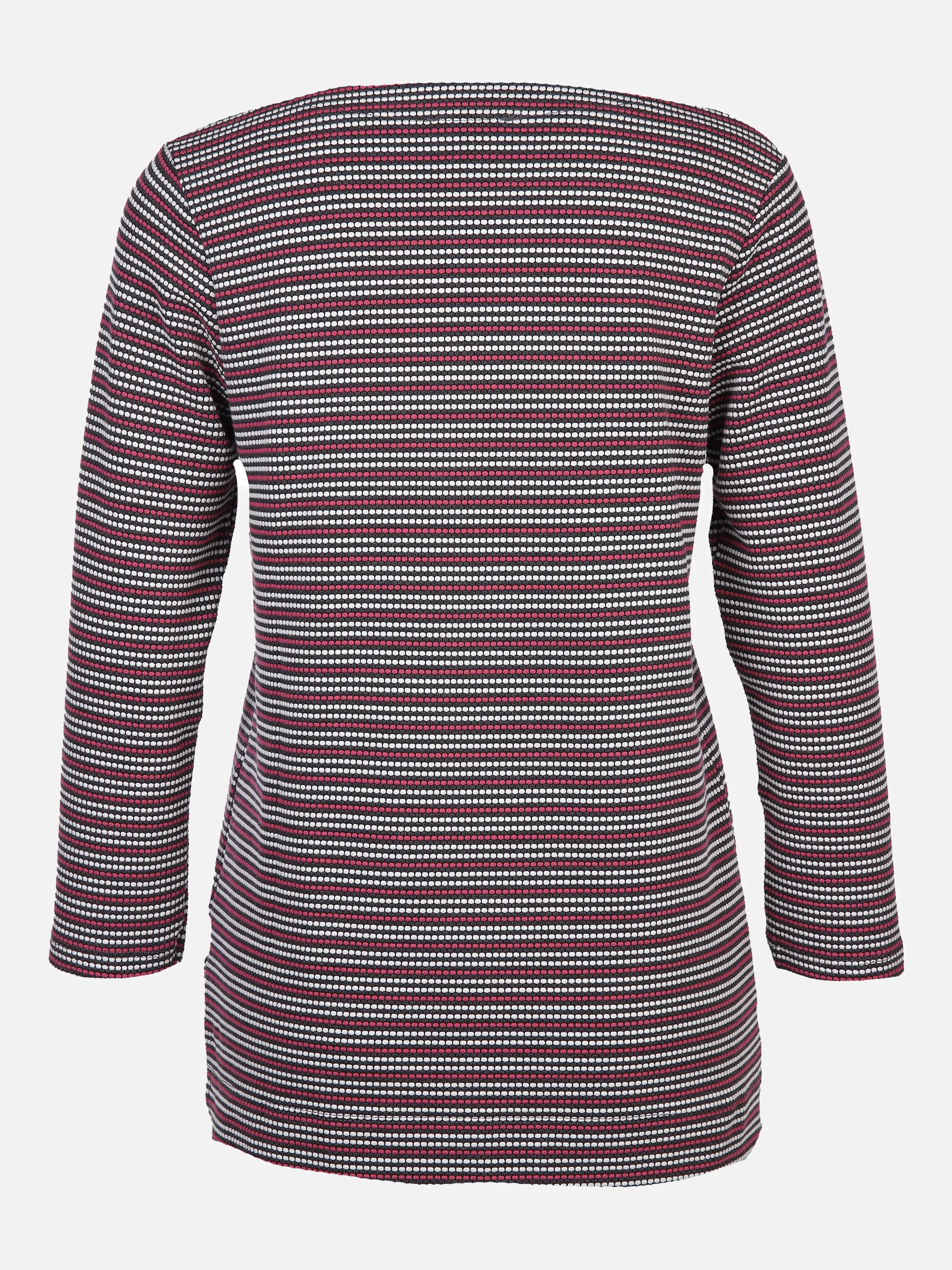 Sure Da-Jacuardshirt m. 3/4 Arm Grau 866389 ANTHRA/TEE 2