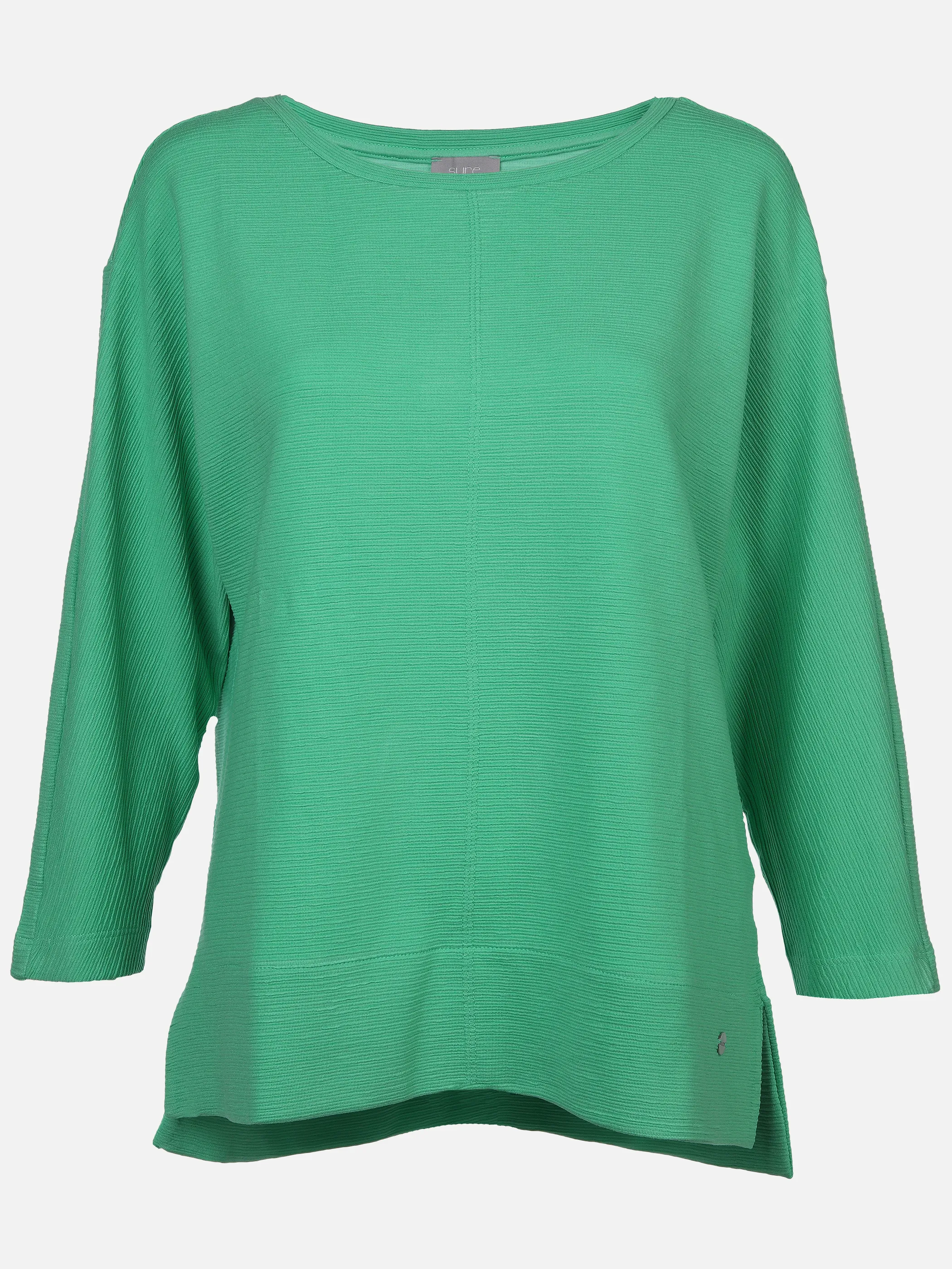 Sure Da-Ottoman-Jaquard-Shirt Grün 889315 GREEN 1
