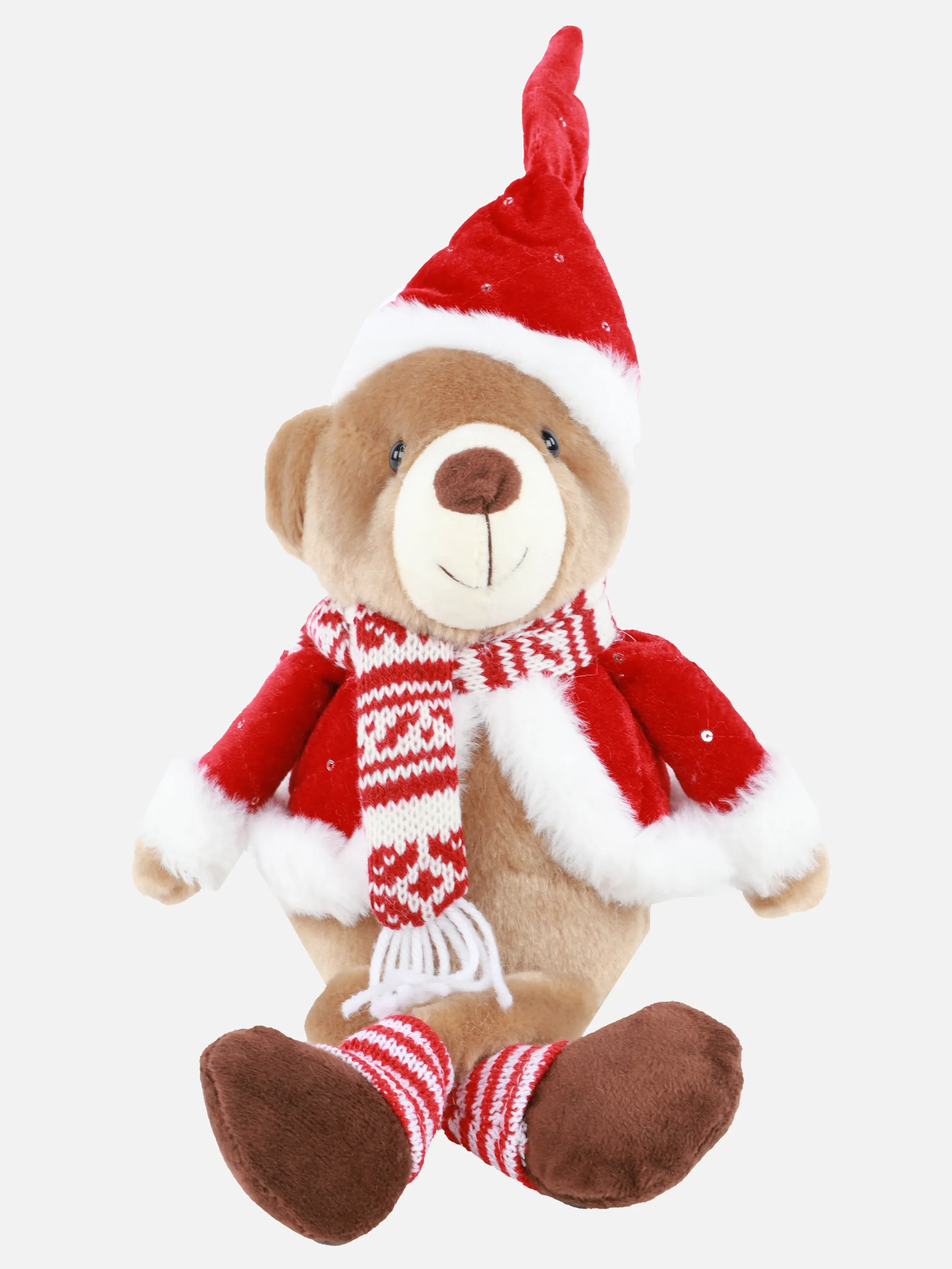 Weihnachten Bär mit Fuß 21x10x36 Braun 916696 BRAUN 1