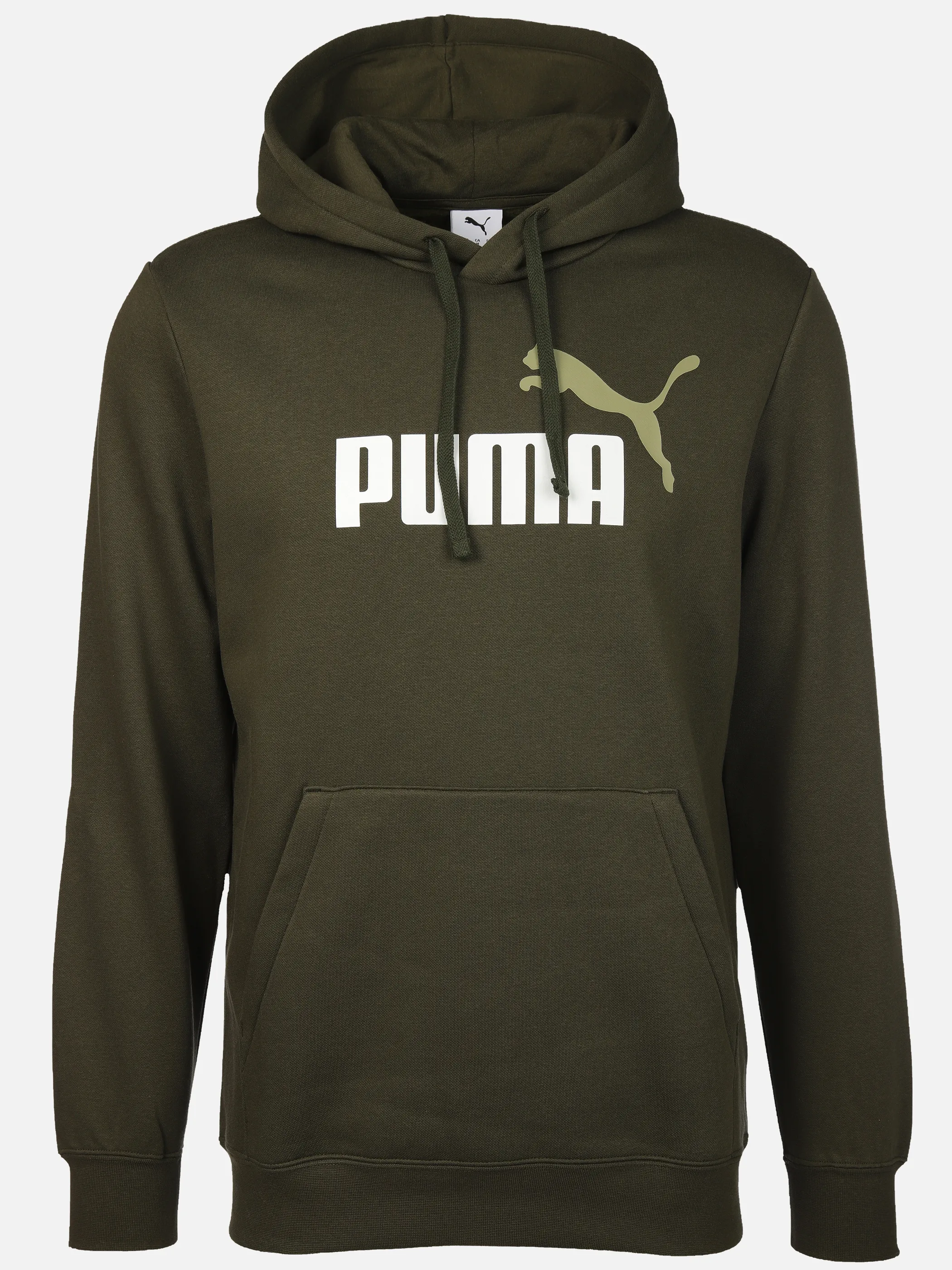 Puma 684711He-Hoodie Logo Oliv 912718 0070 1