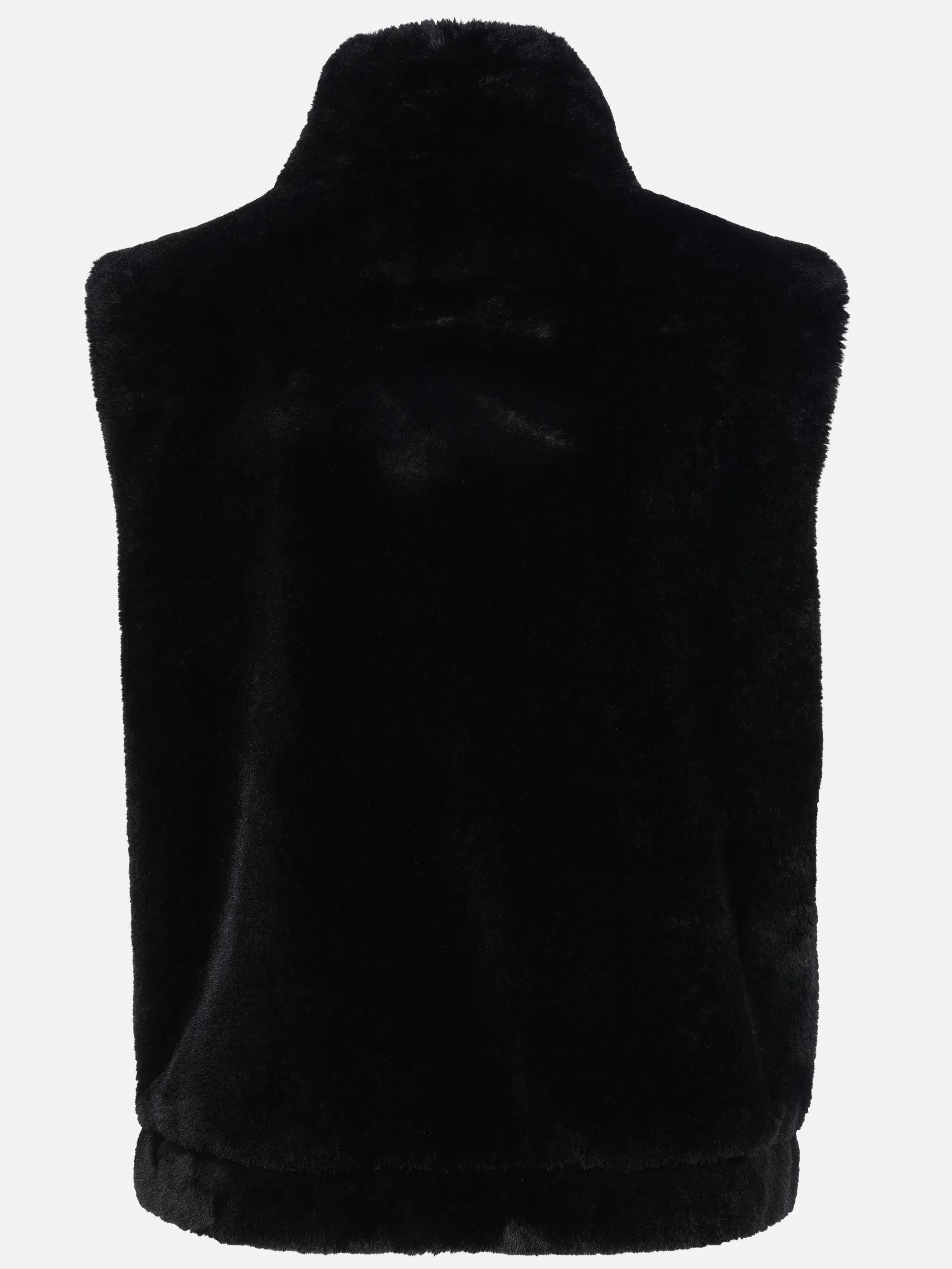 Sure Da. Kunstfellweste m. Kragen Schwarz 929528 BLACK 2