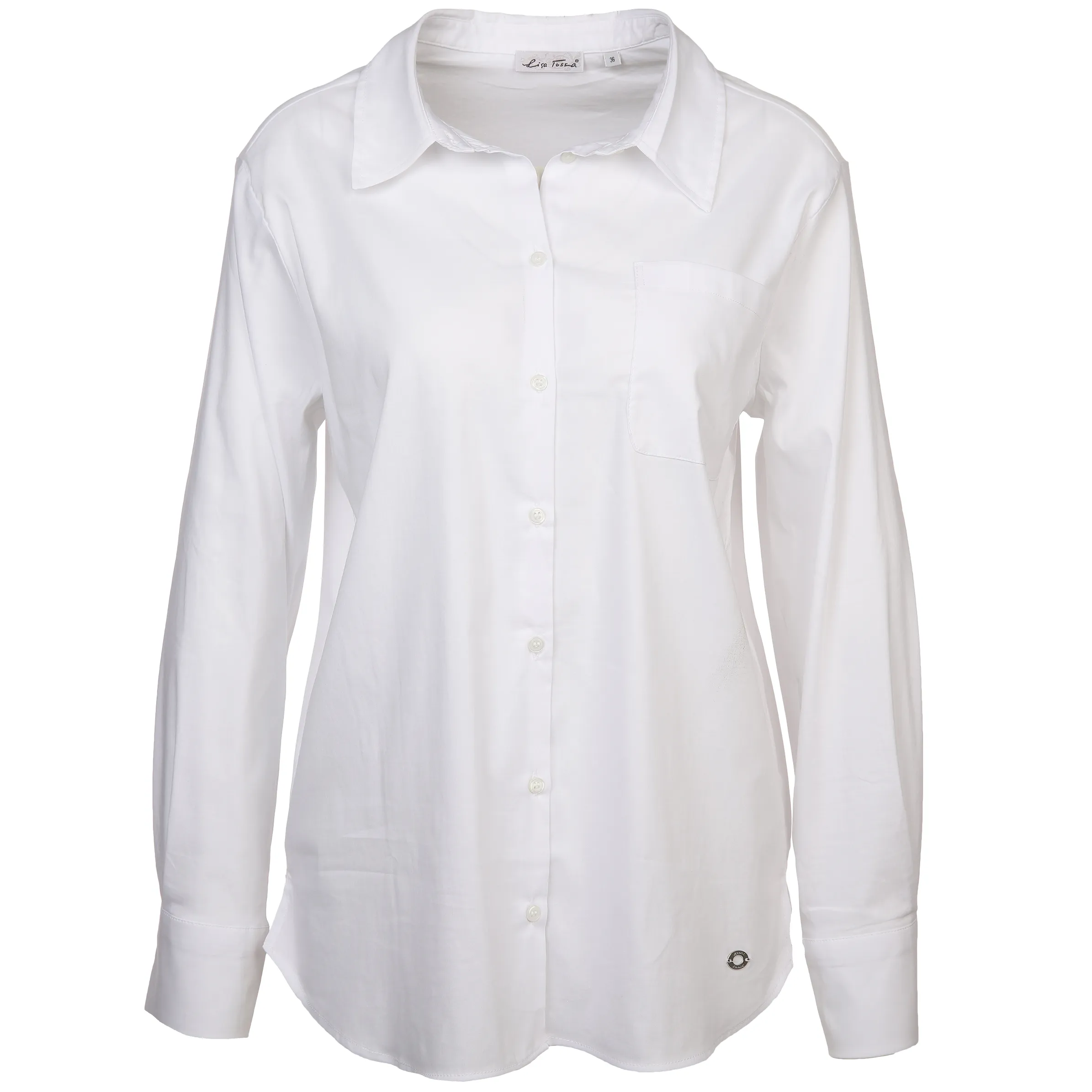 Lisa Tossa Da-Bluse m. Brusttasche Weiß 881696 WEIß 1