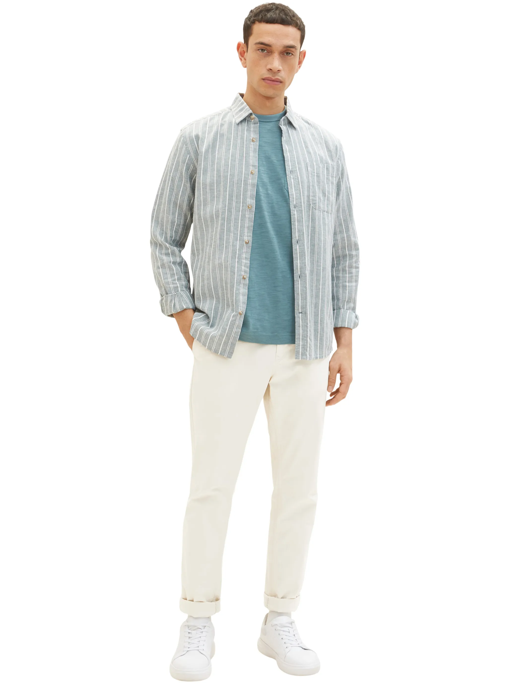 Tom Tailor 1035615 basic crewneck t-shirt Grün 874967 30105 4
