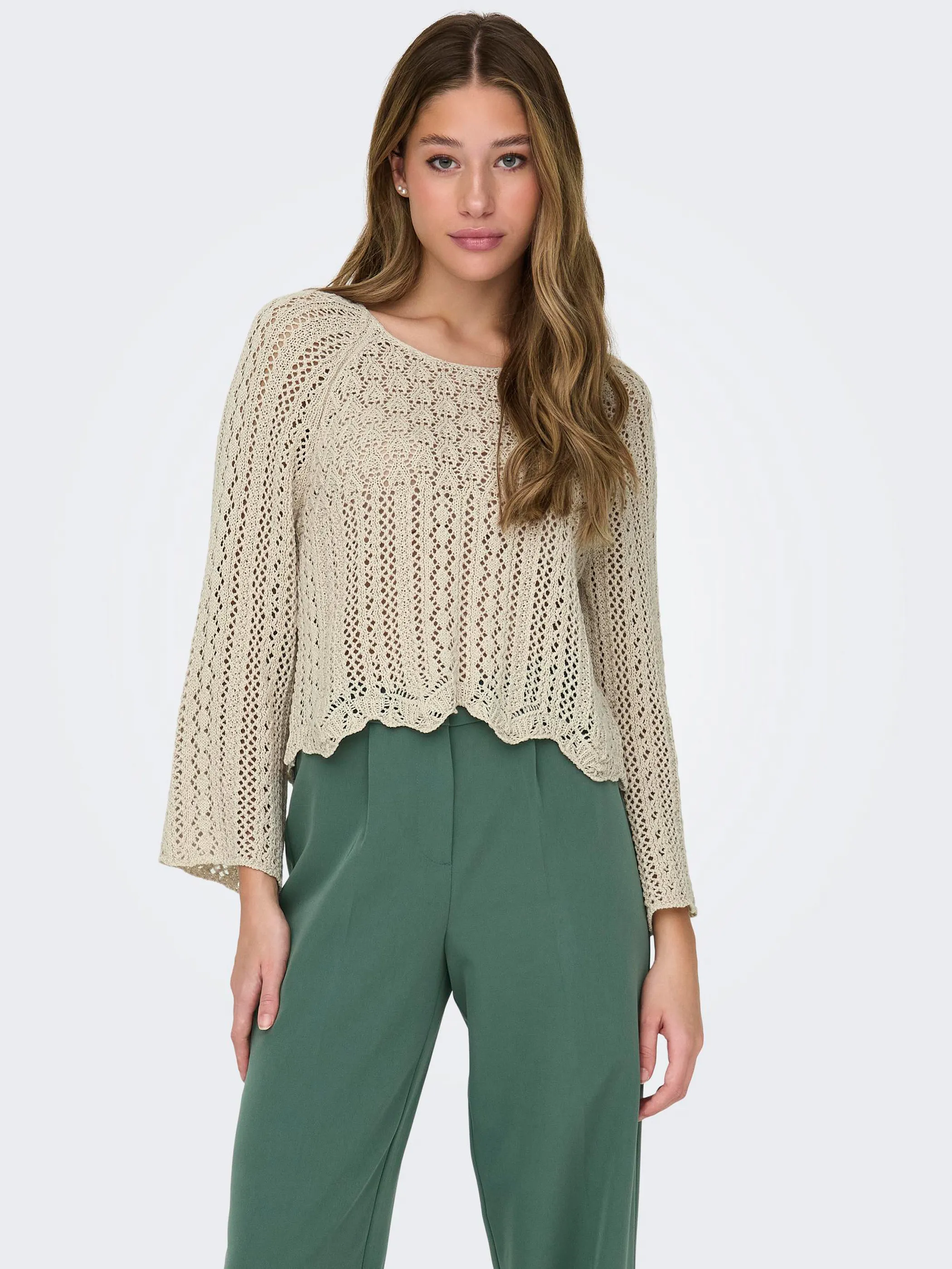 Only 15233173 ONLNOLA LIFE  3/4 PUL Grau 876108 199071 3