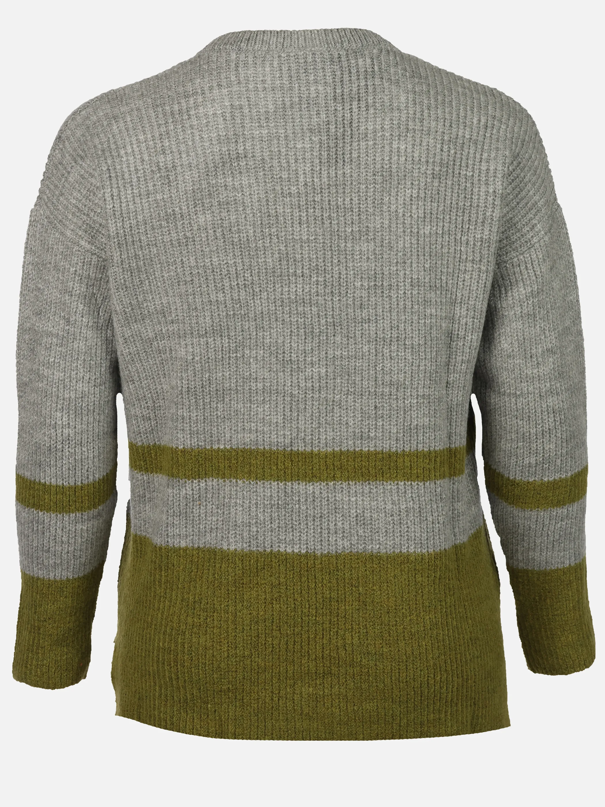 Sonja Blank Da-Pullover V-Ausschnit Grau 919491 HG/GRÜ 2