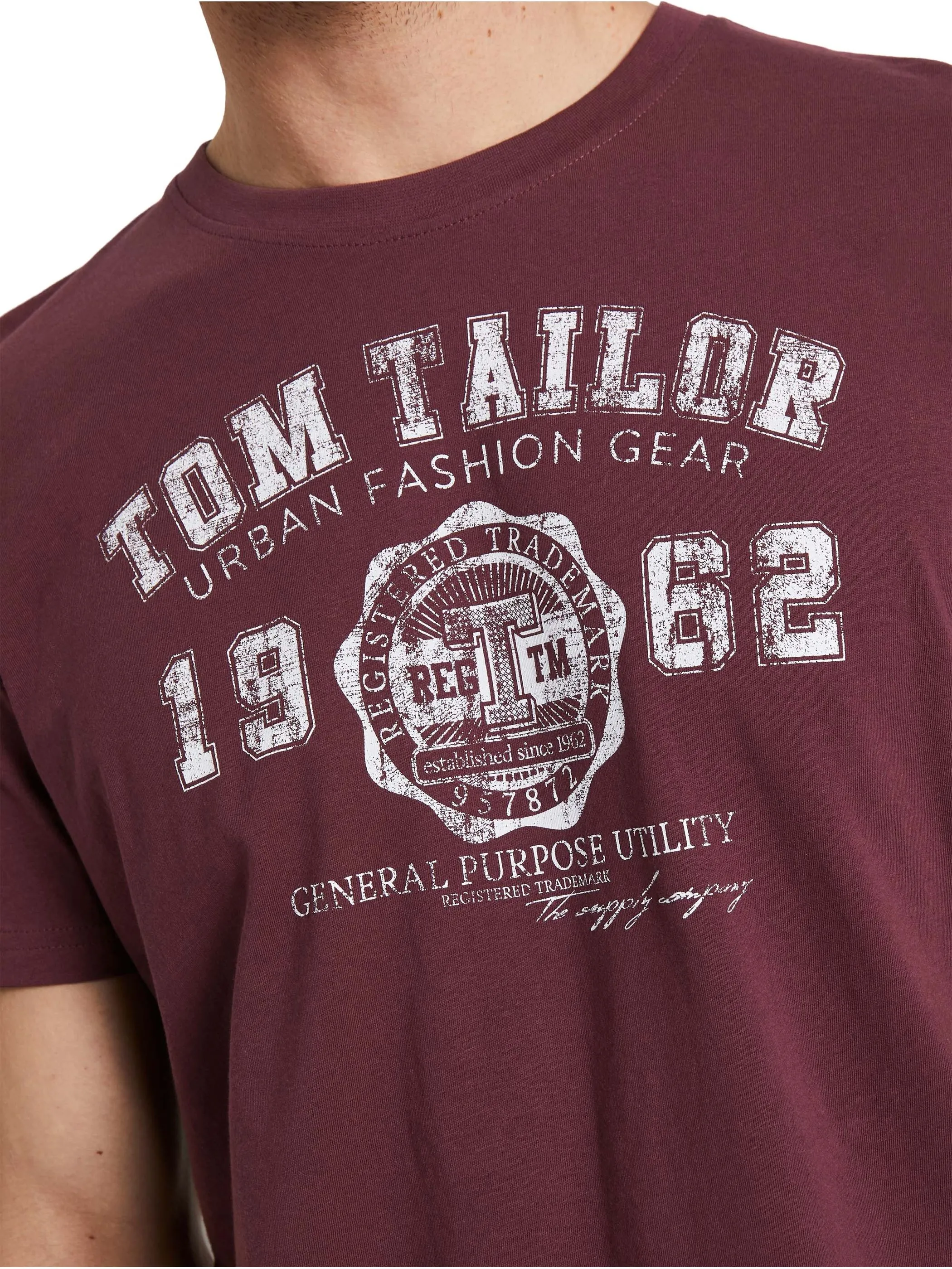 Tom Tailor 1008637 NOS logo tee "BASIC" Rot 807617 11333 3