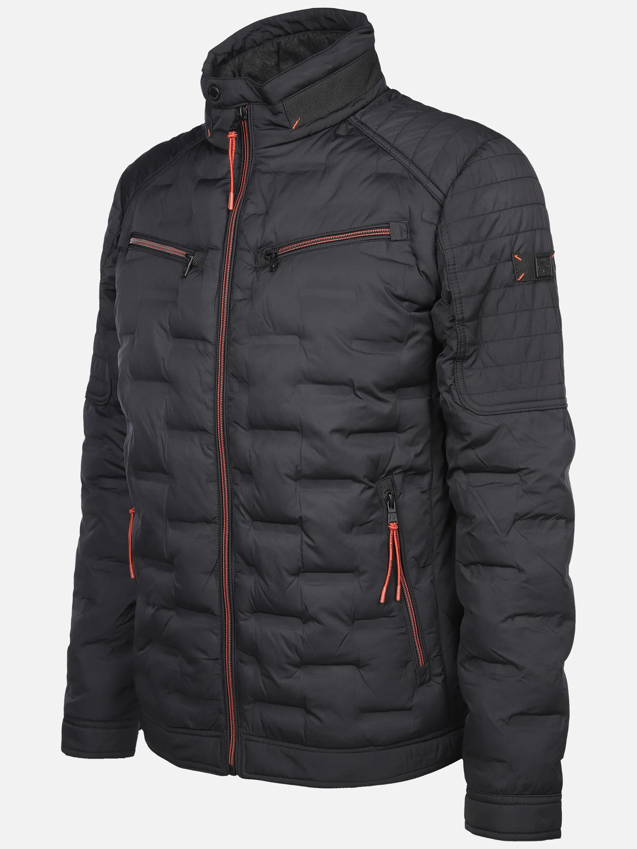 Jim Spencer He. Steppblouson taped Schwarz 897122 BLACK 3 Jim Spencer He. Steppblouson taped Schwarz 897122 BLACK 3