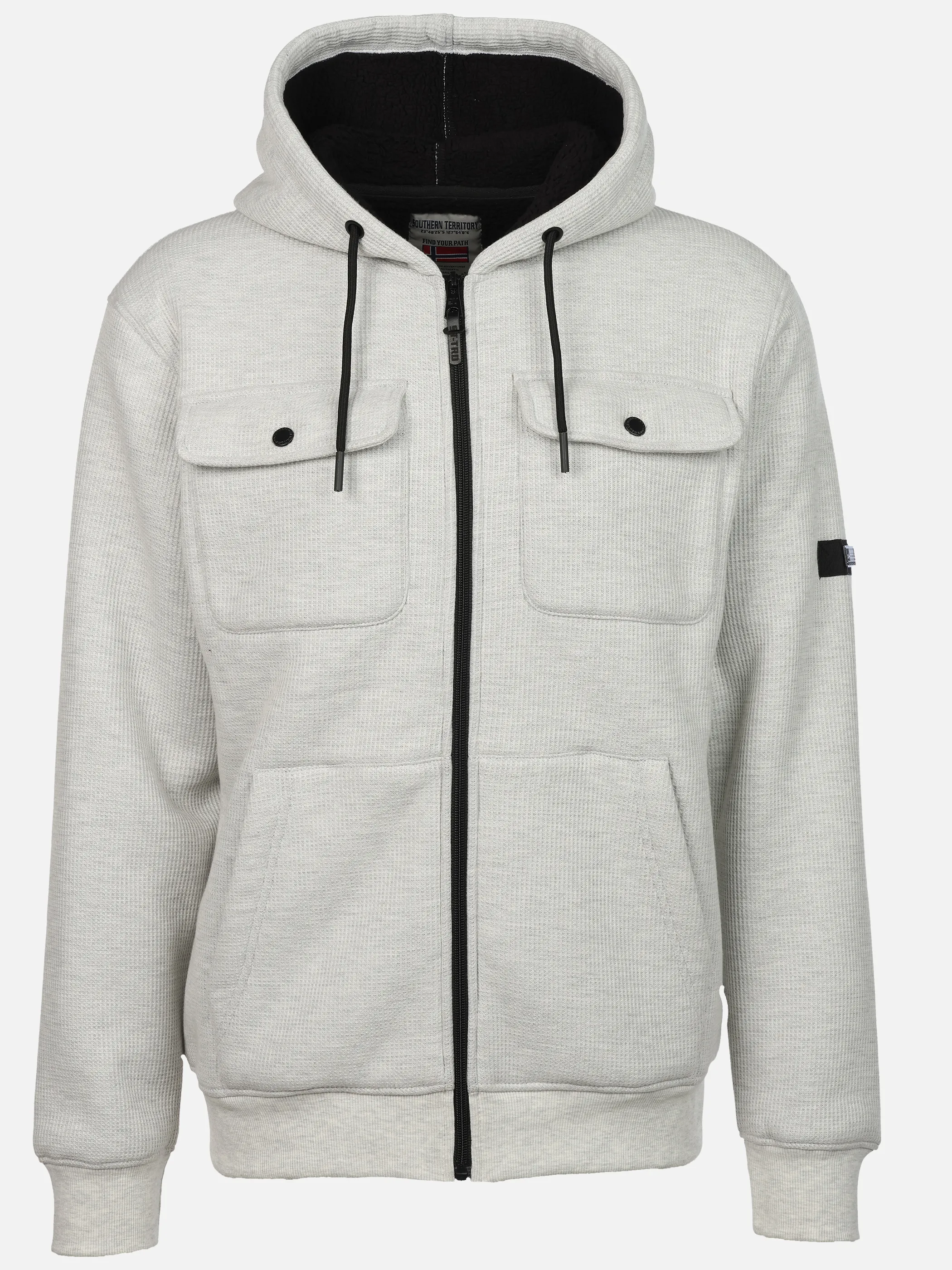 Southern Territory He. Sweatjacke wattiert batch Grau 930675 SILVERGREY 1