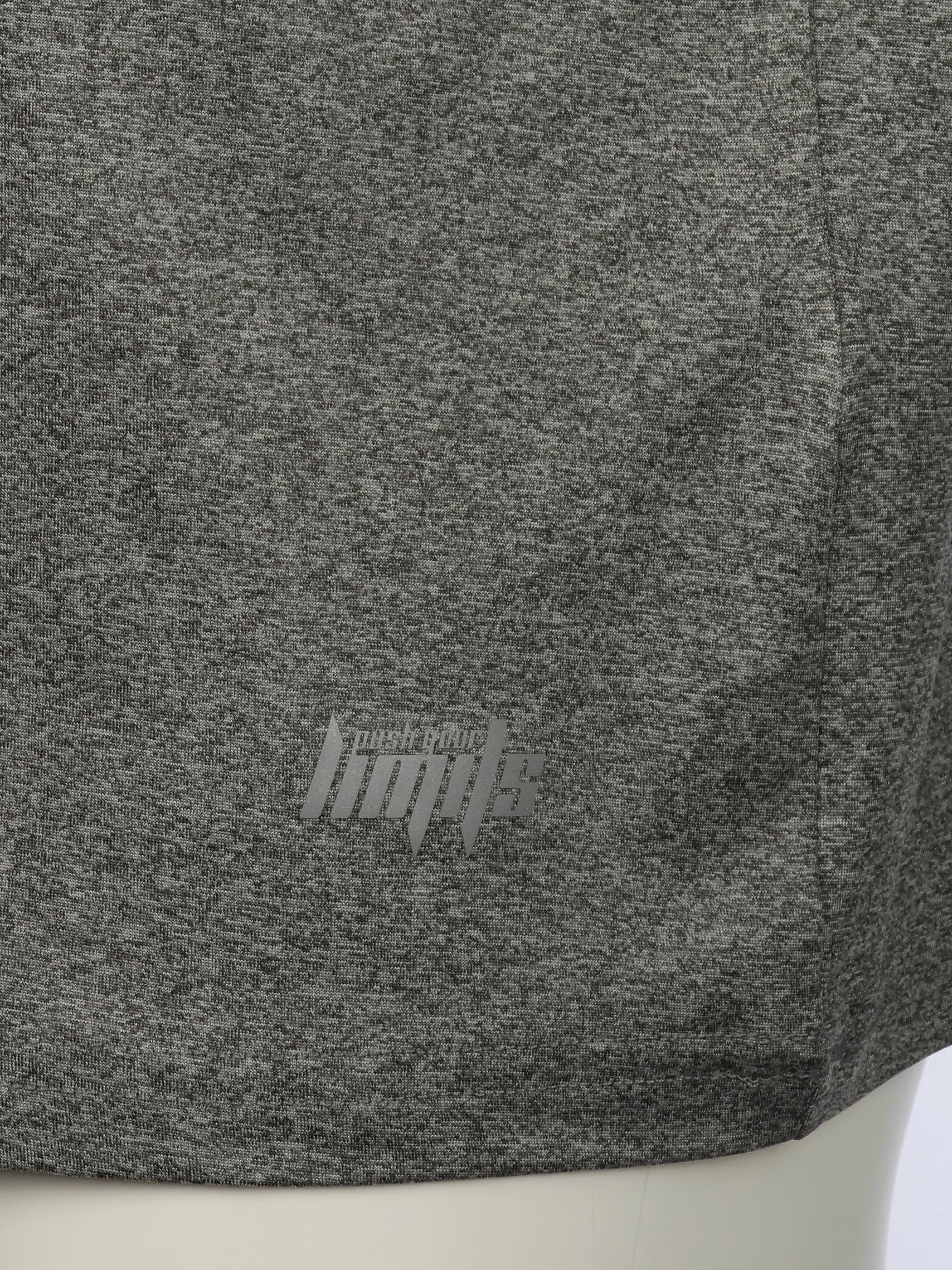 Grinario Sports He-Sport T-Shirt, meliert Grau 921209 GREY 3