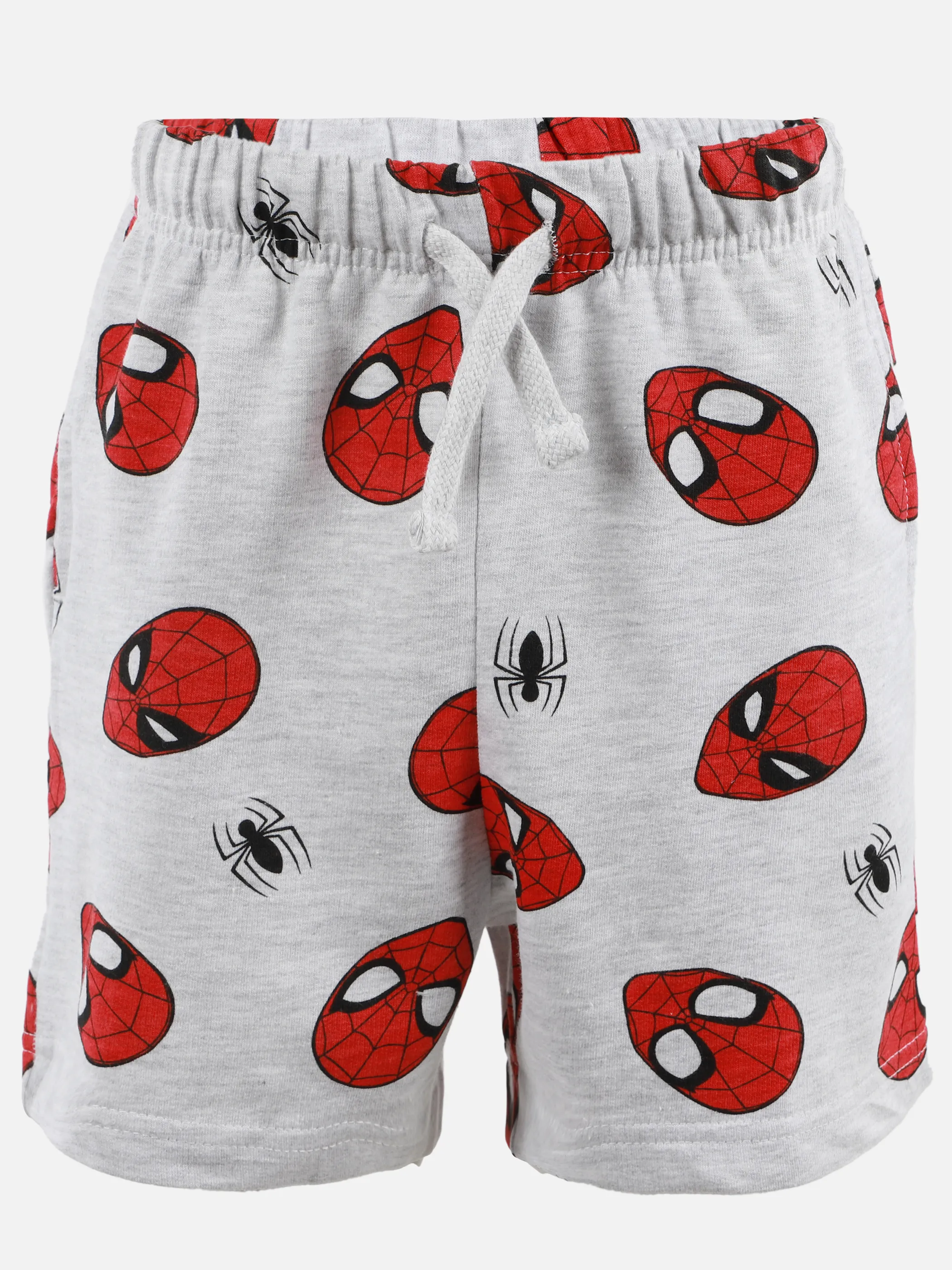 Spidermann KJ Bermuda mit Spiderman AOP in grau melange Grau 907321 GRAU MEL 1