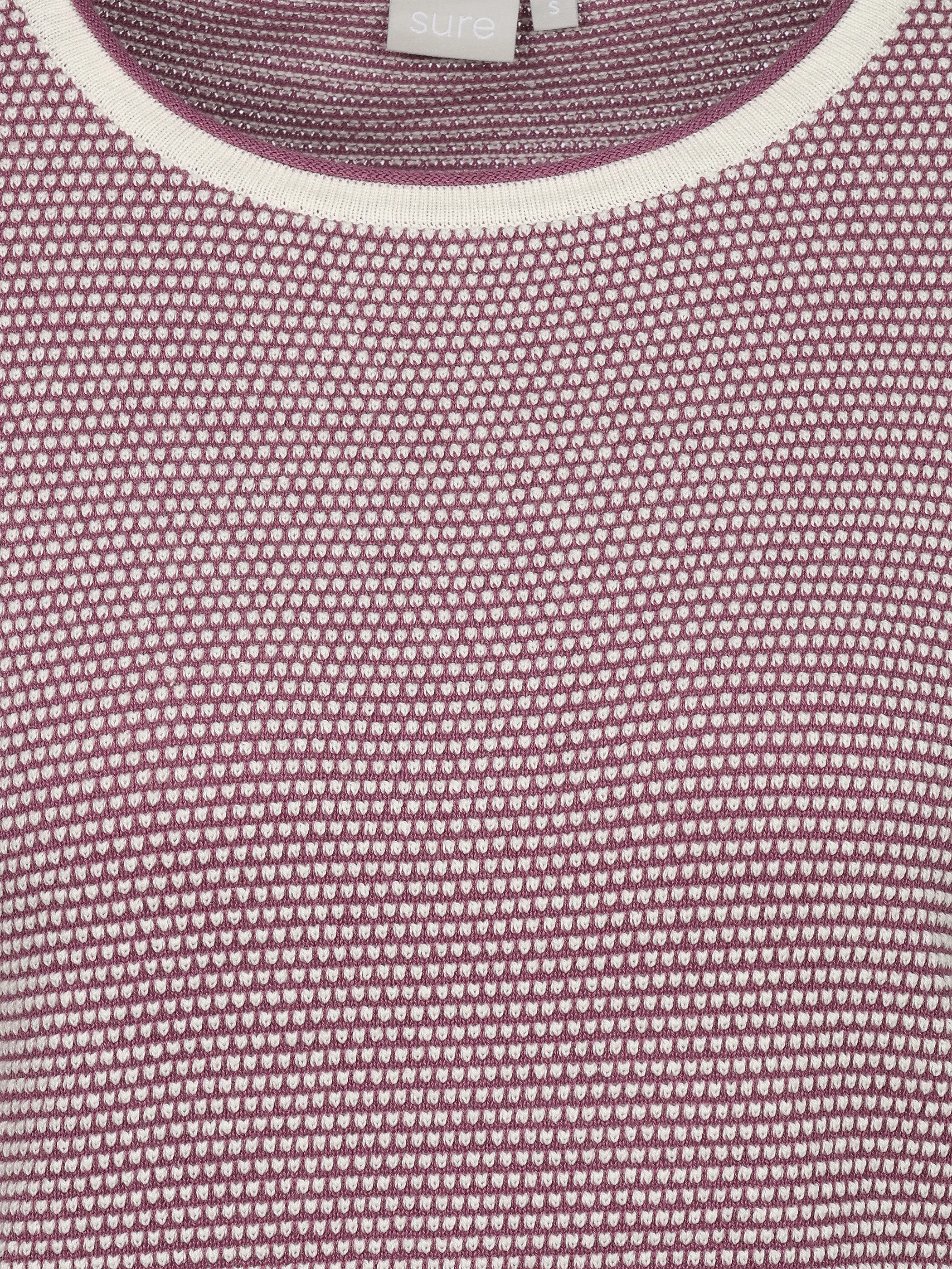 Sure Da-Pullover "Eagle Eye", Rundhals Lila 930045 VIOLETOFFW 3