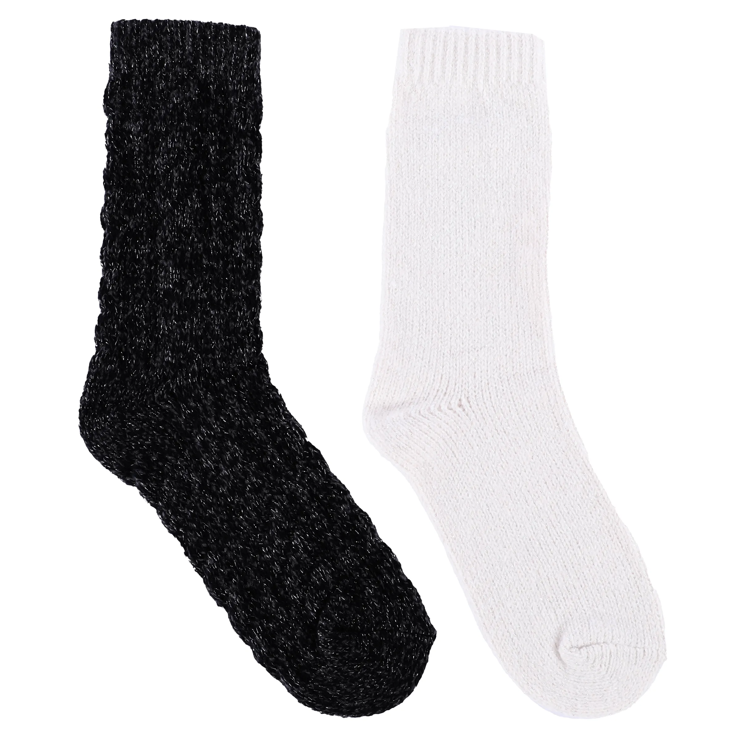 skechers SK41103 Women cozy lurex Socks Schwarz 886854 9998 1