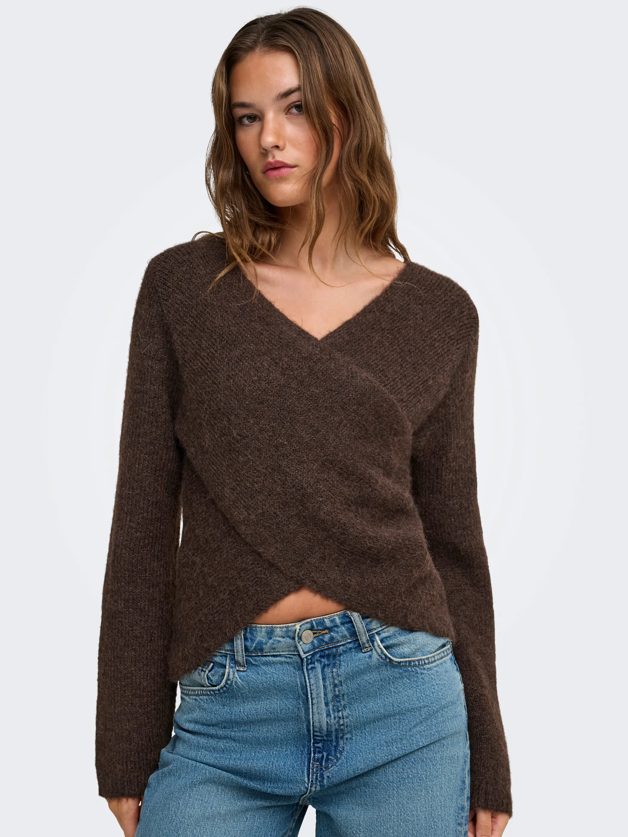 Only 15375129 ONLMAGGIE LS CROSS V- Braun 928699 237375001 2
