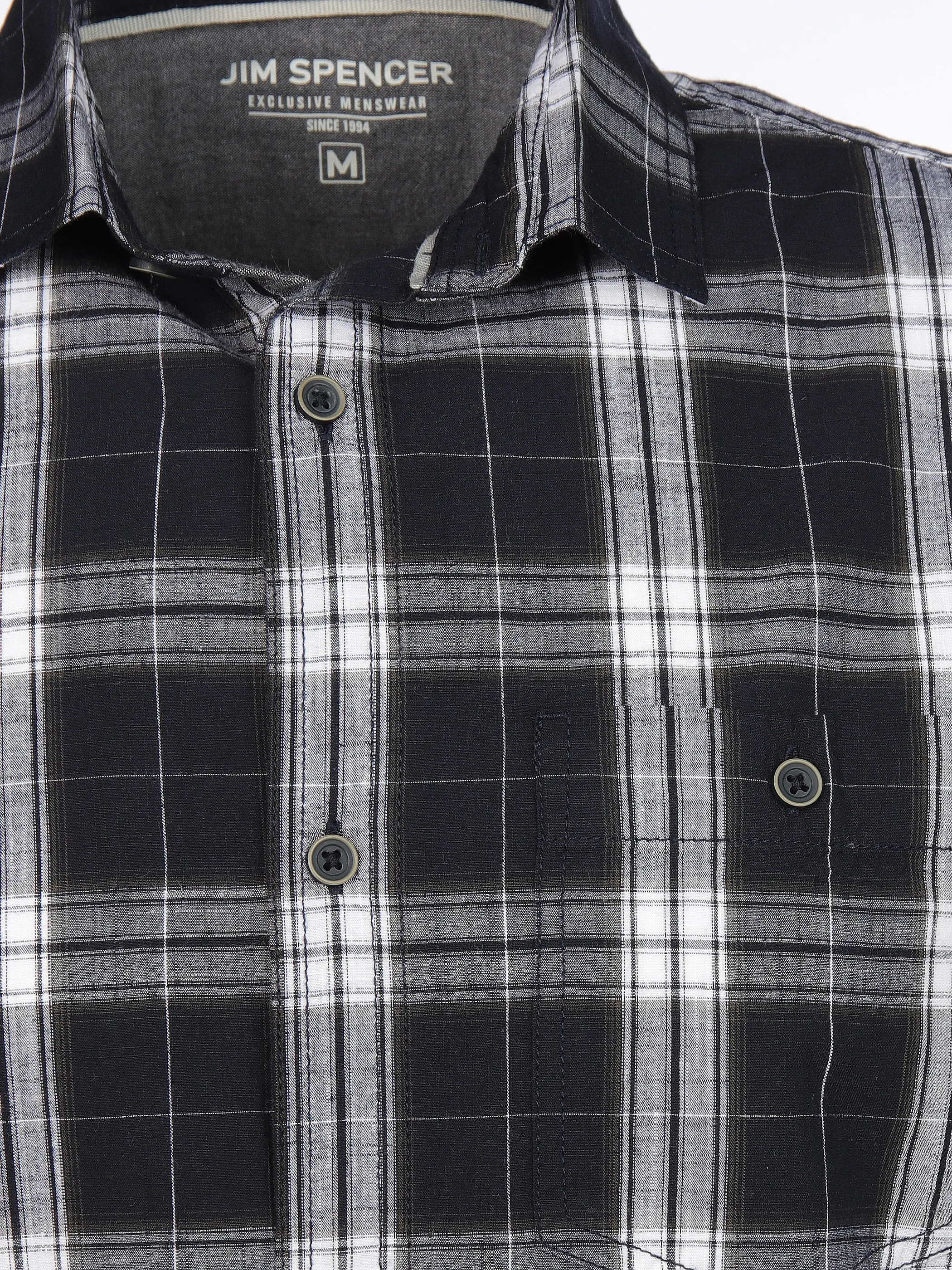 Jim Spencer He. Freizeithemd 1/2 Arm yd gemustert Marine 908750 NAVY 3 Jim Spencer He. Freizeithemd 1/2 Arm yd gemustert Marine 908750 NAVY 3