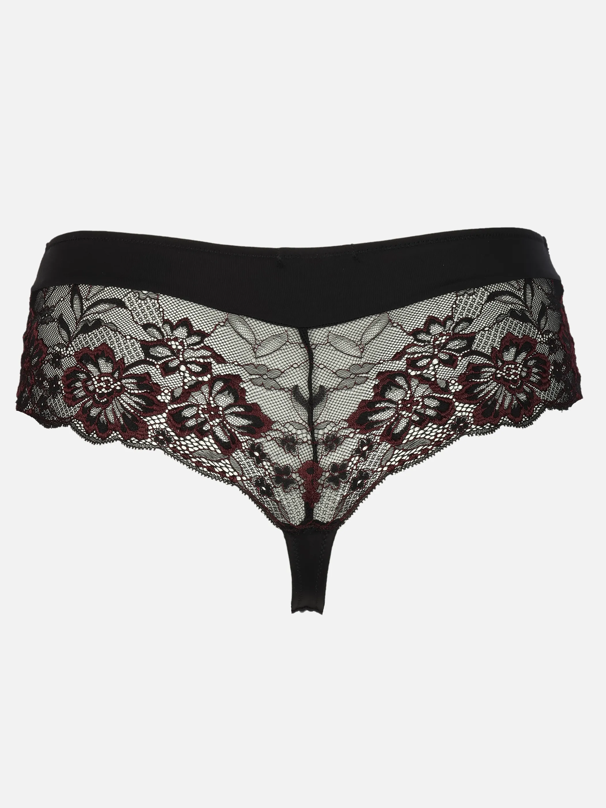 Sure Da. Slip mit Spitze 2 farbig Schwarz 913599 500 2