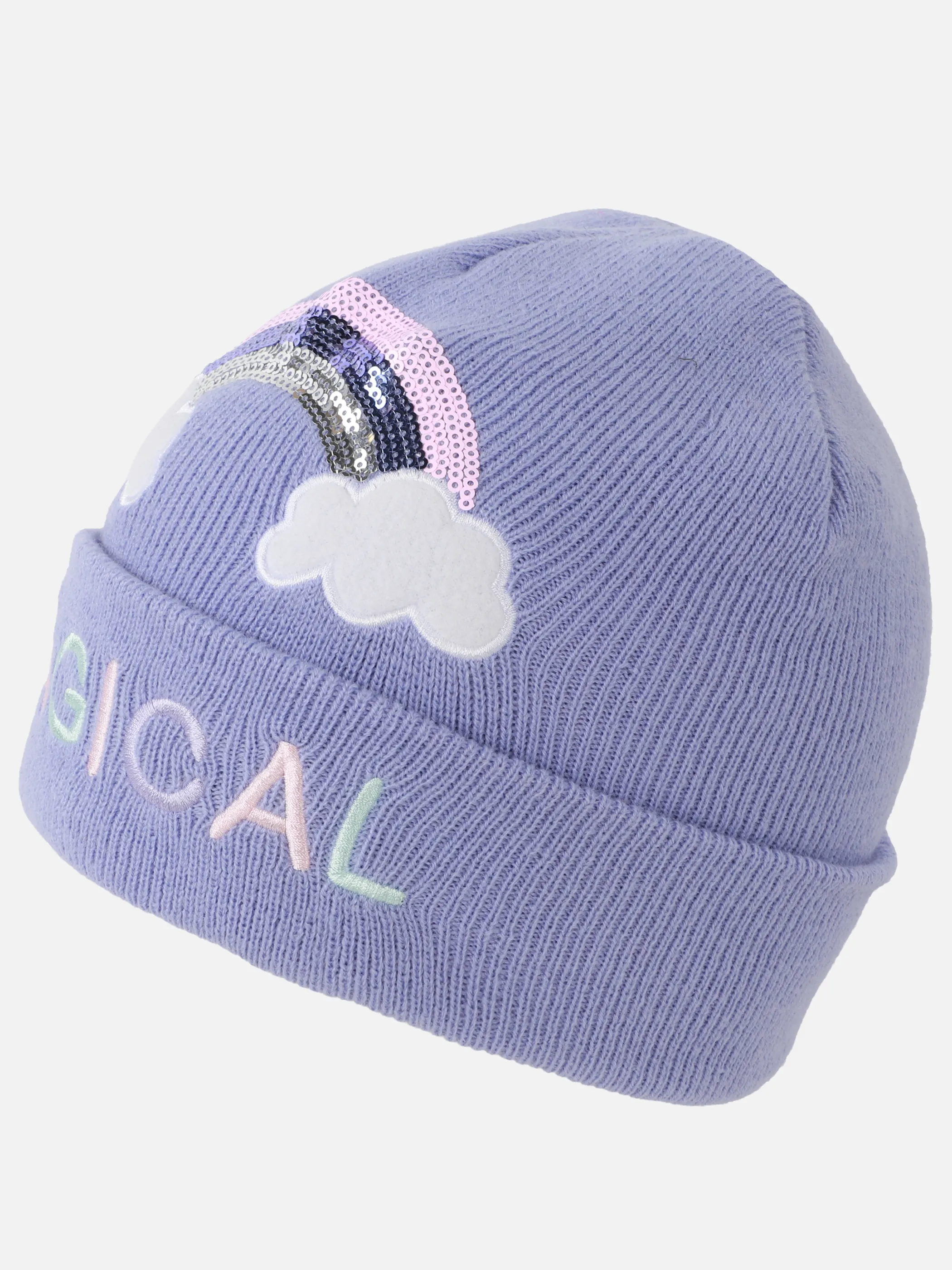 One Way KM-Beanie m. Regenbogen Blau 929465 BLUE 2